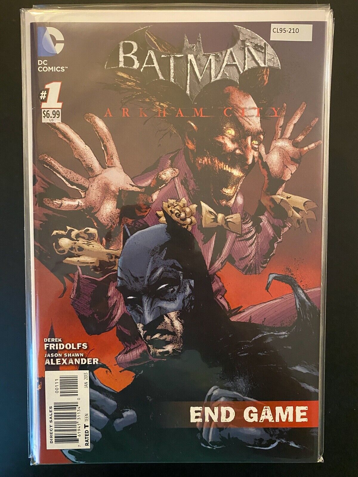 Batman Arkham City 1 High Grade DC Comic Book CL95-210