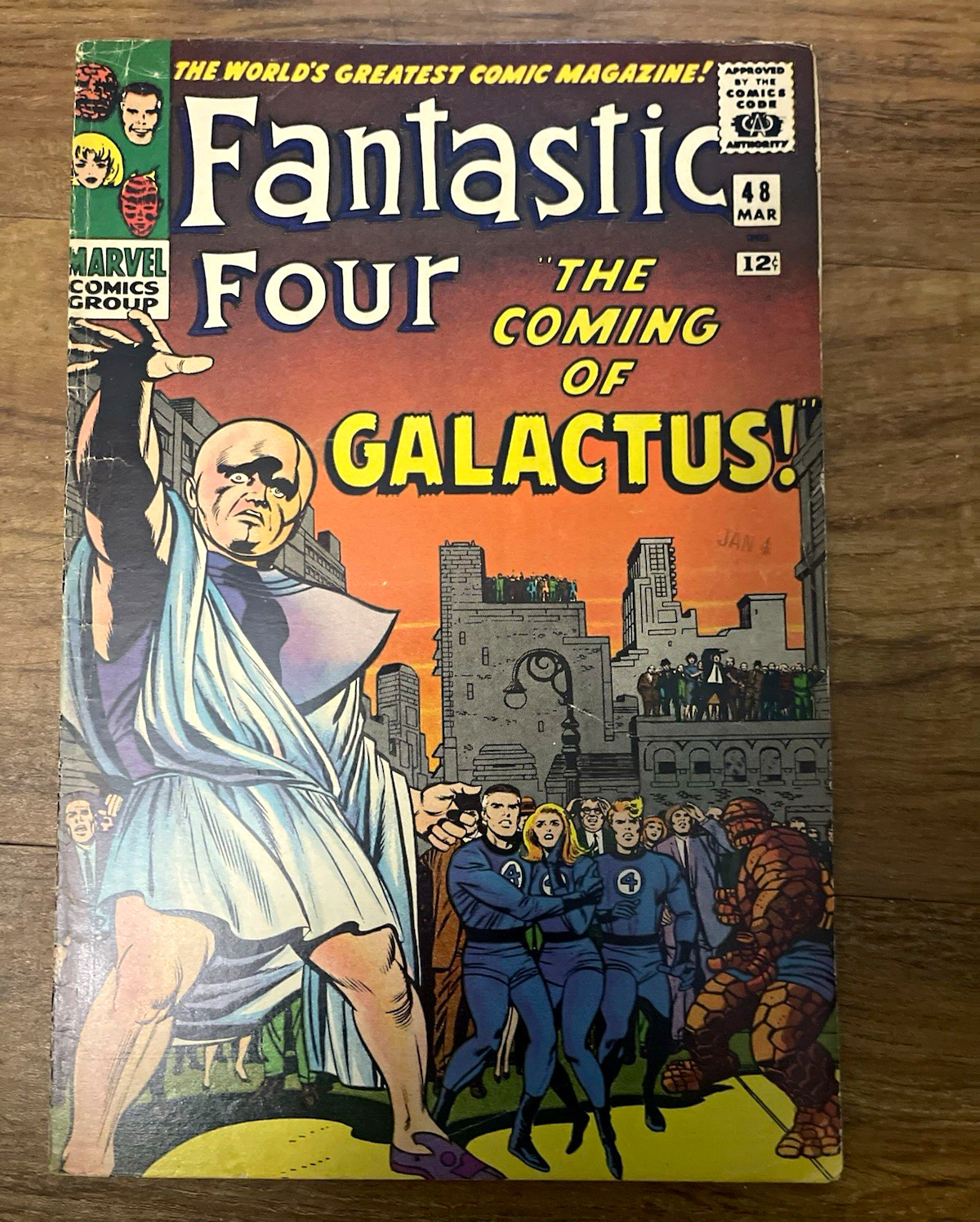 Marvel Fantastic Four #48 The Coming of Galactus Stan Lee & Jack Kirby Marvel Fantastic Four #48 The Coming of Galactus Stan Lee & Jack Kirby
