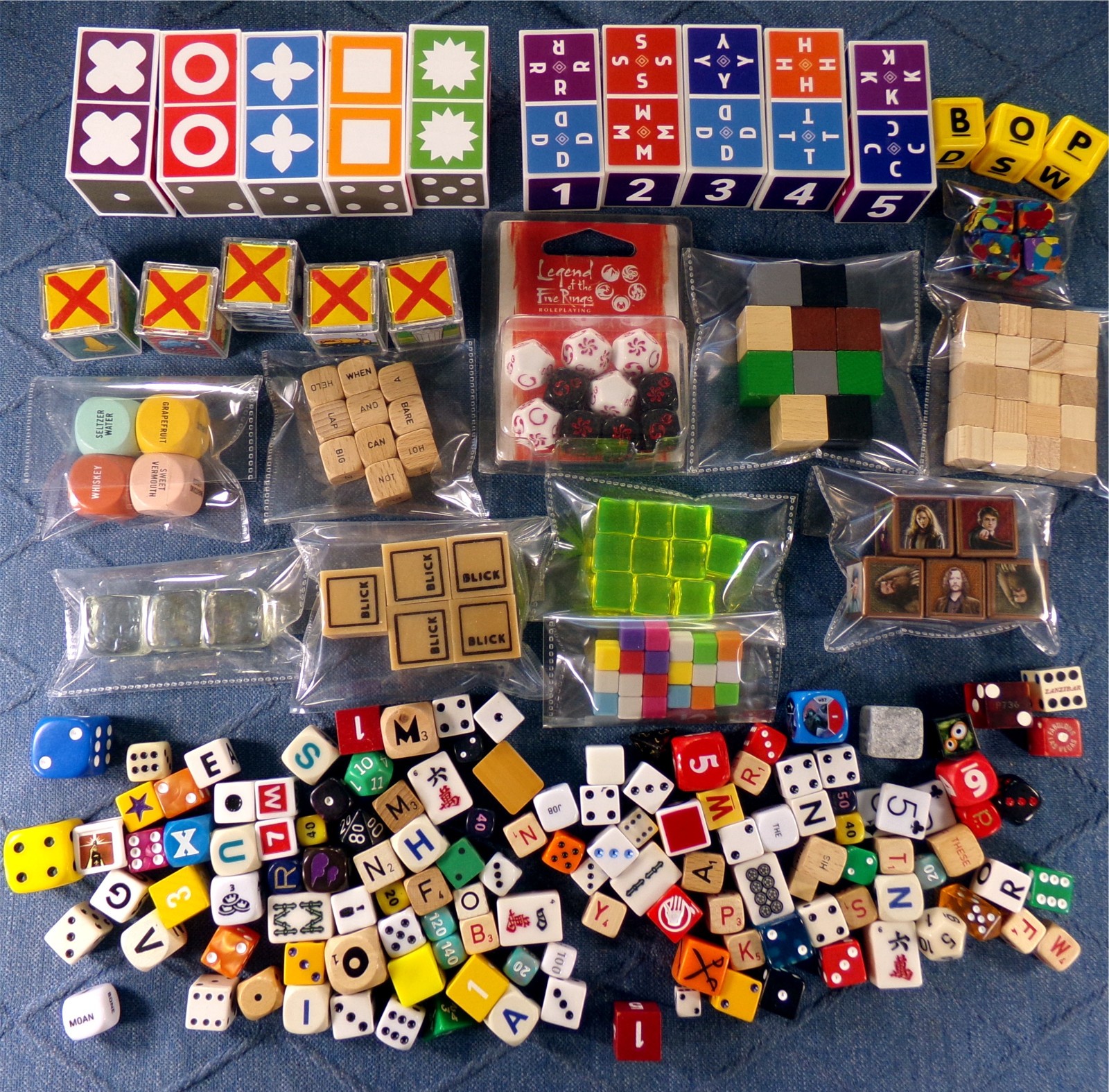 Dice & Cube Collection: 3 LB Huge Bulk Lot, Mixed Games, Vintage Modern Odd Rare Dice & Cube Collection: 3 LB Huge Bulk Lot, Mixed Games, Vintage Modern Odd Rare