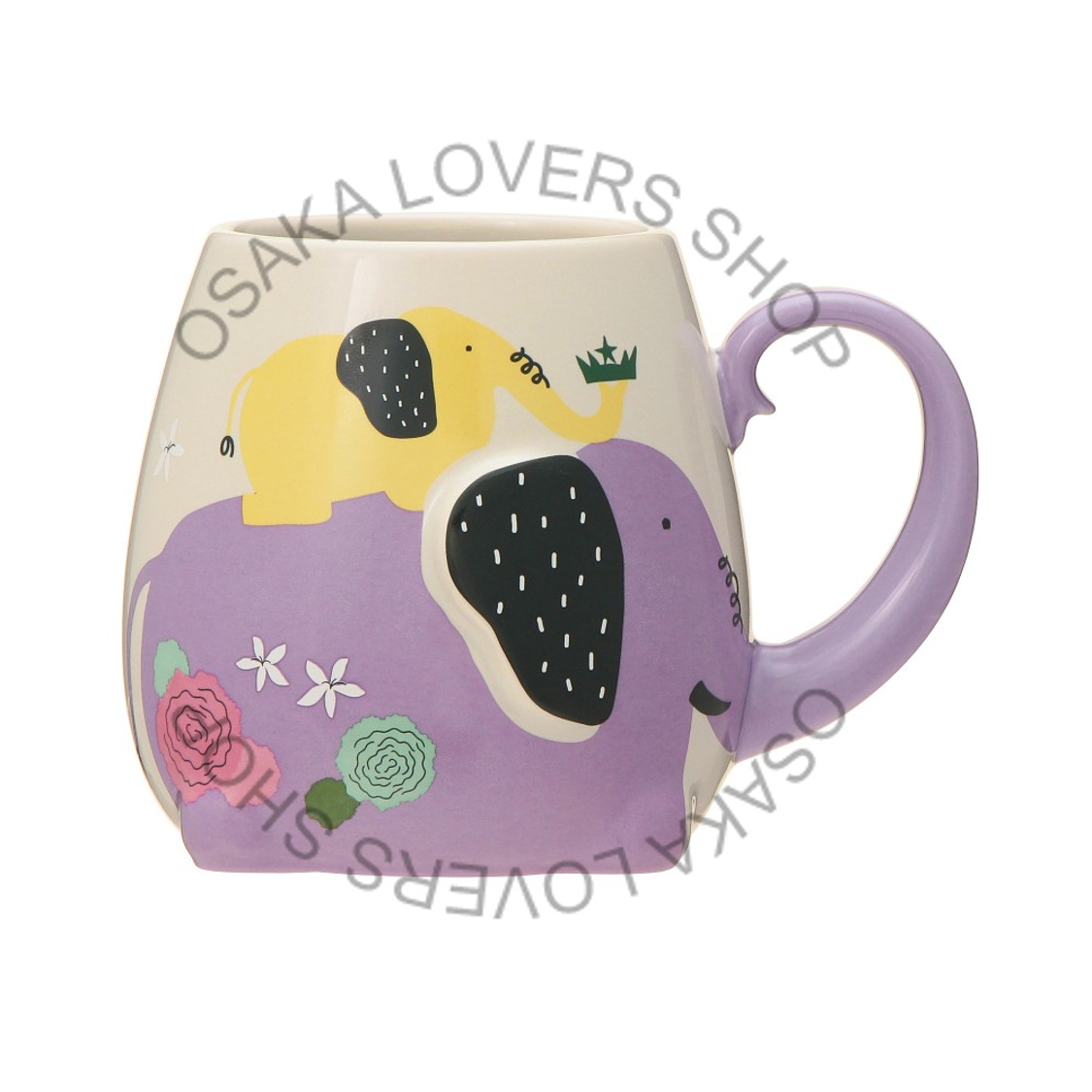PSL Starbucks Japan Mother’s Day Series 2024 Elephant Carnation Mug NEW