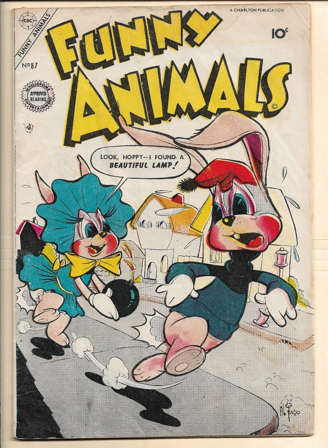 Funny Animals #87 VG+ (1954) Charlton Comics. Cartoon comics Funny Animals #87 VG+ (1954) Charlton Comics. Cartoon comics
