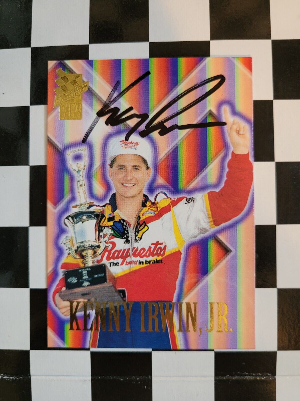 🏁🏆Kenny Irwin Jr. Autographed NASCAR Card🏁🏆