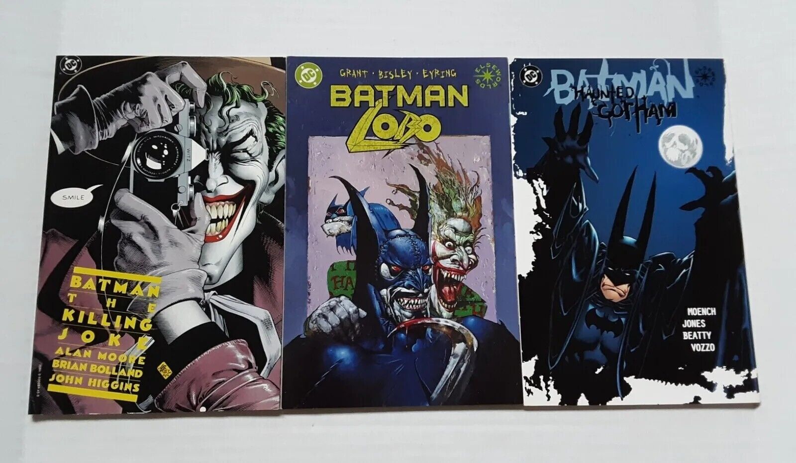 Batman, The Killing Joke, Batman & Lobo, Batman Haunted Gotham, Graphic Novels