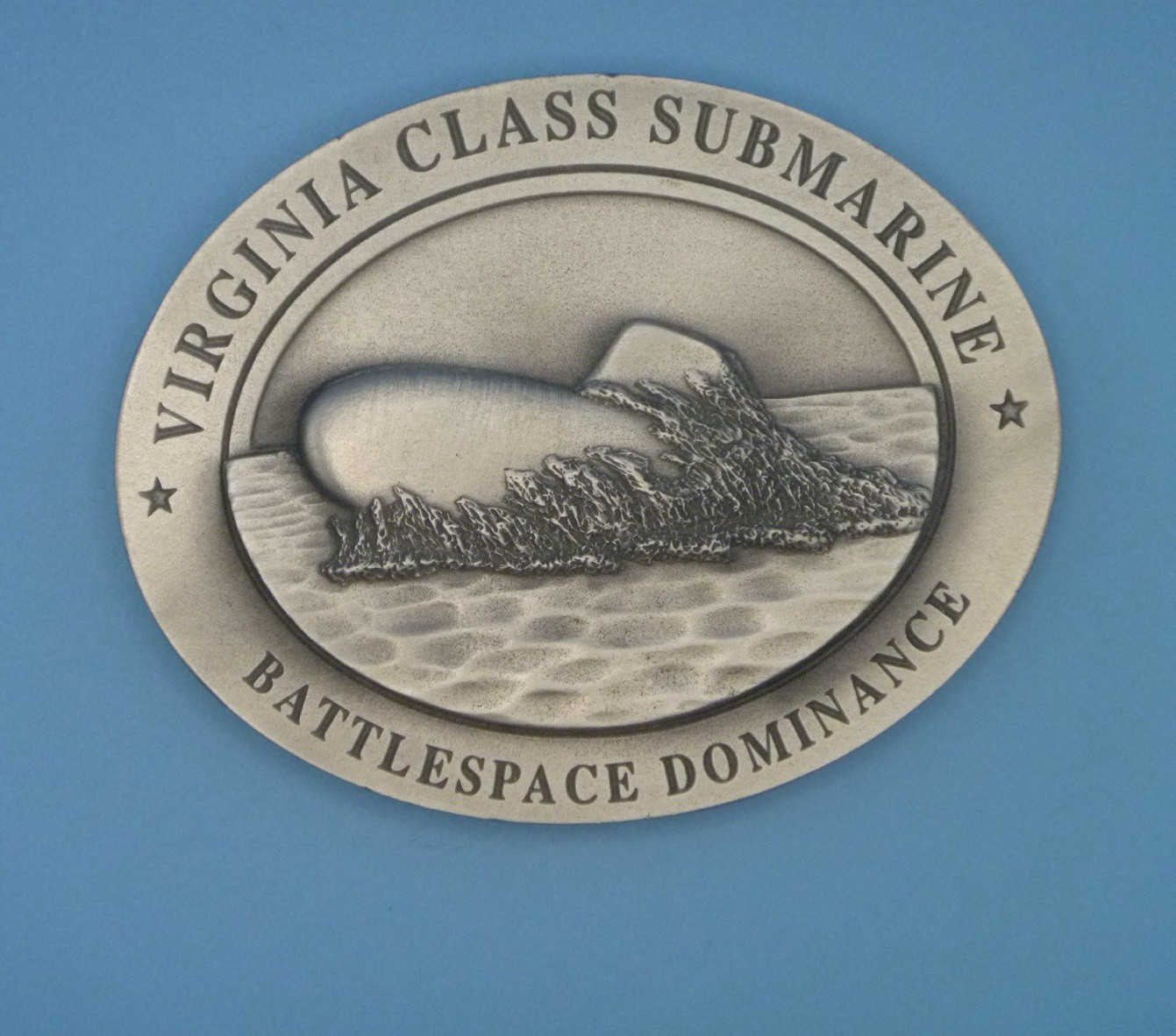 Virginia Class Submarine SSN 774 Battlespace Dominance Team Member paperweight Virginia Class Submarine SSN 774 Battlespace Dominance Team Member paperweight