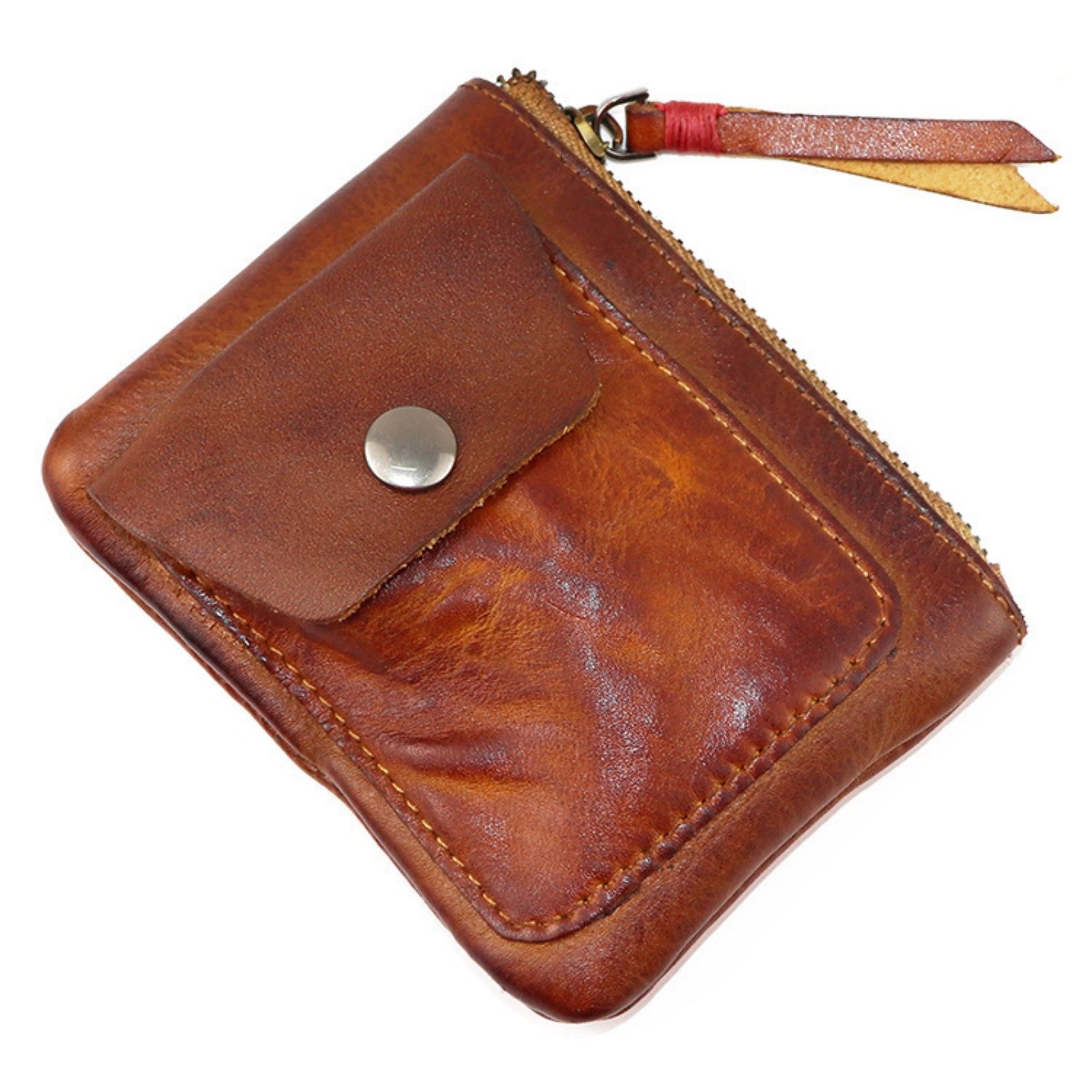 Vintage Genuine Leather Lighter Case Cigarette Holder Pouch Zipper Bag Portable Vintage Genuine Leather Lighter Case Cigarette Holder Pouch Zipper Bag Portable