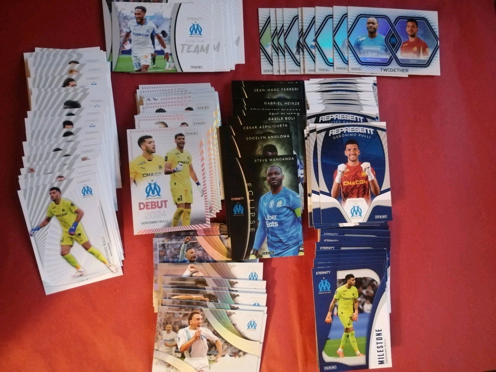2025-26 panini Eternity Olympians FULL LOT 160 CARDS Marseille OM 2025-26 panini Eternity Olympians FULL LOT 160 CARDS Marseille OM