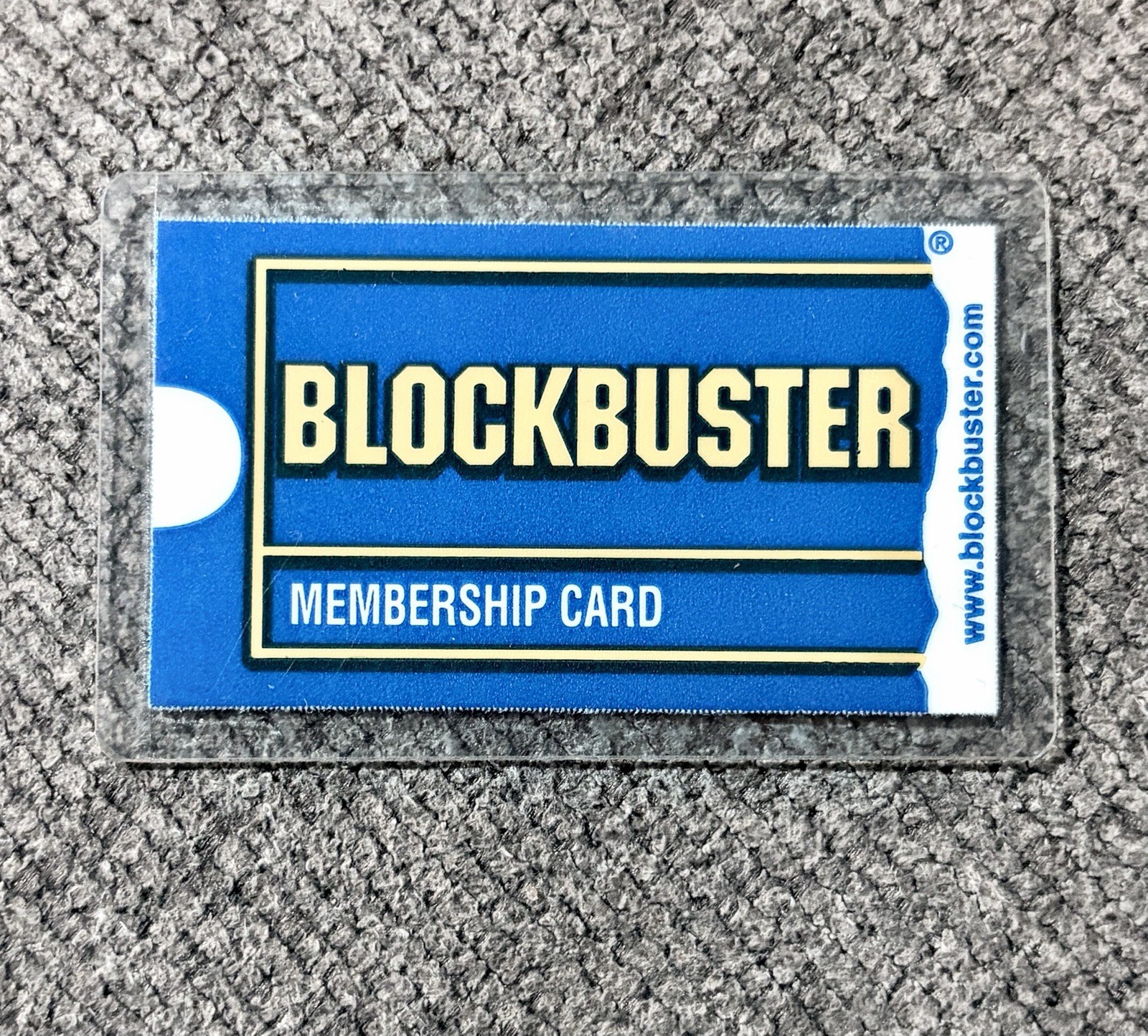 Vintage Authentic Blockbuster Video Membership Card Retro Nostalgia Collectible