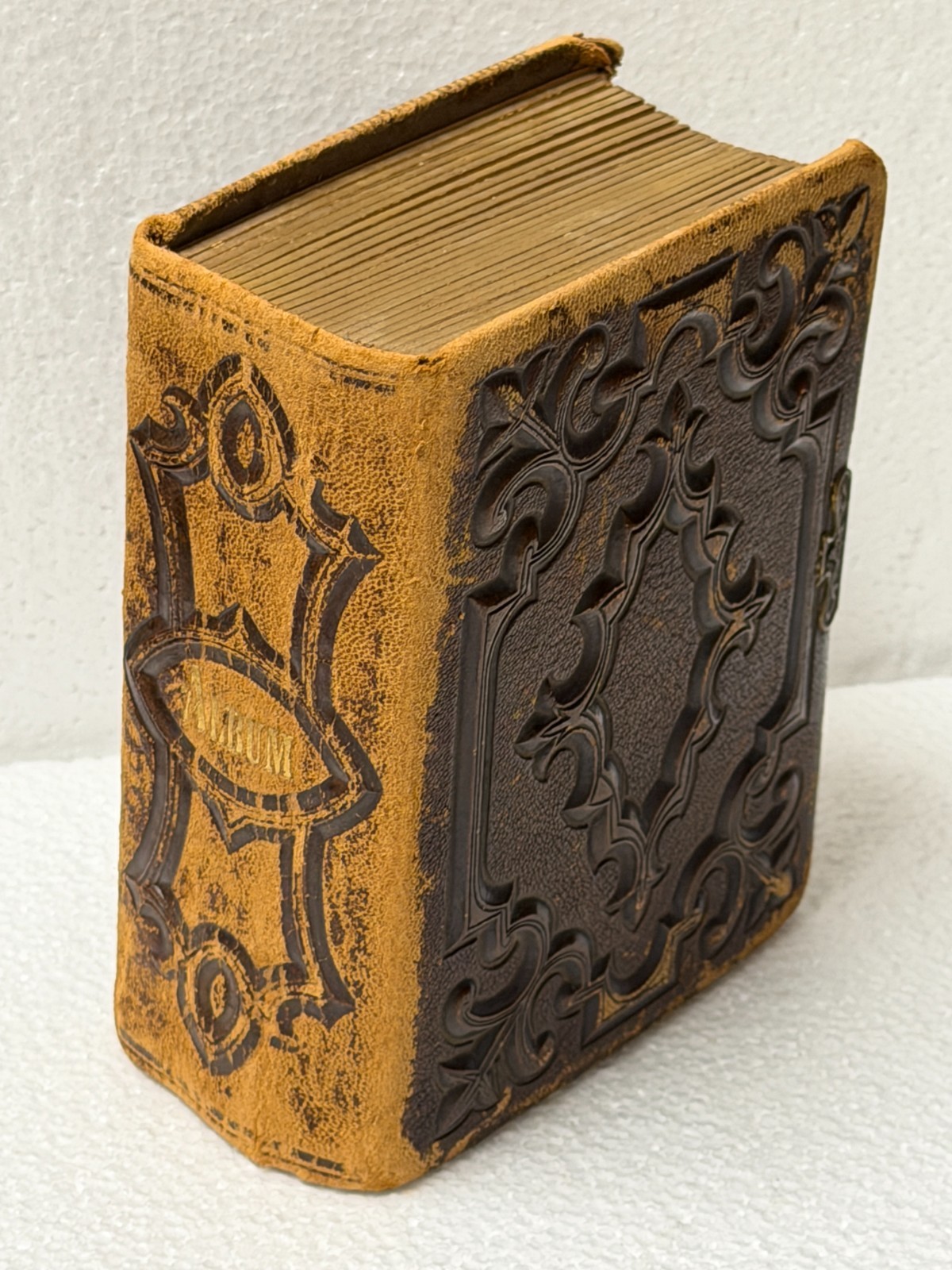 Antique 1860s Photo Album 44 Photos 15 Tintypes Haskell Colby Woodstock VT RI Antique 1860s Photo Album 44 Photos 15 Tintypes Haskell Colby Woodstock VT RI
