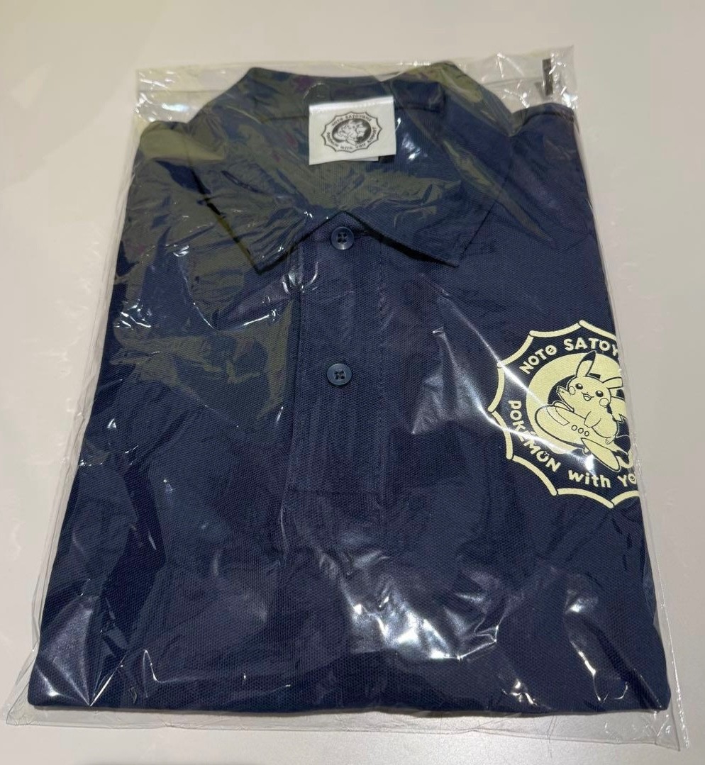 Official Staff Model Noto Satoyama Pokémon With You Airport Limited Polo L Official Staff Model Noto Satoyama Pokémon With You Airport Limited Polo L