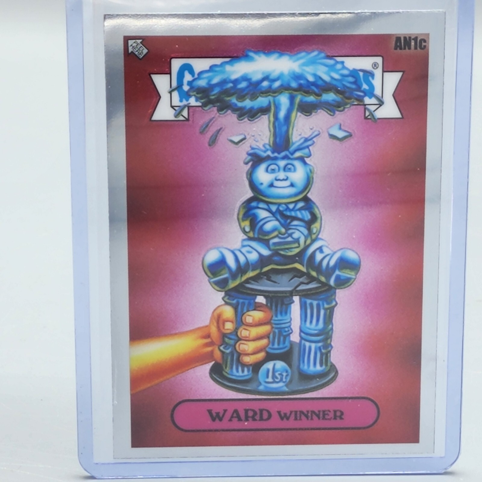 2021 Topps Garbage Pail Kids Chrome Series 4 Ward Winner AN1c C Card - RARE 2021 Topps Garbage Pail Kids Chrome Series 4 Ward Winner AN1c C Card - RARE