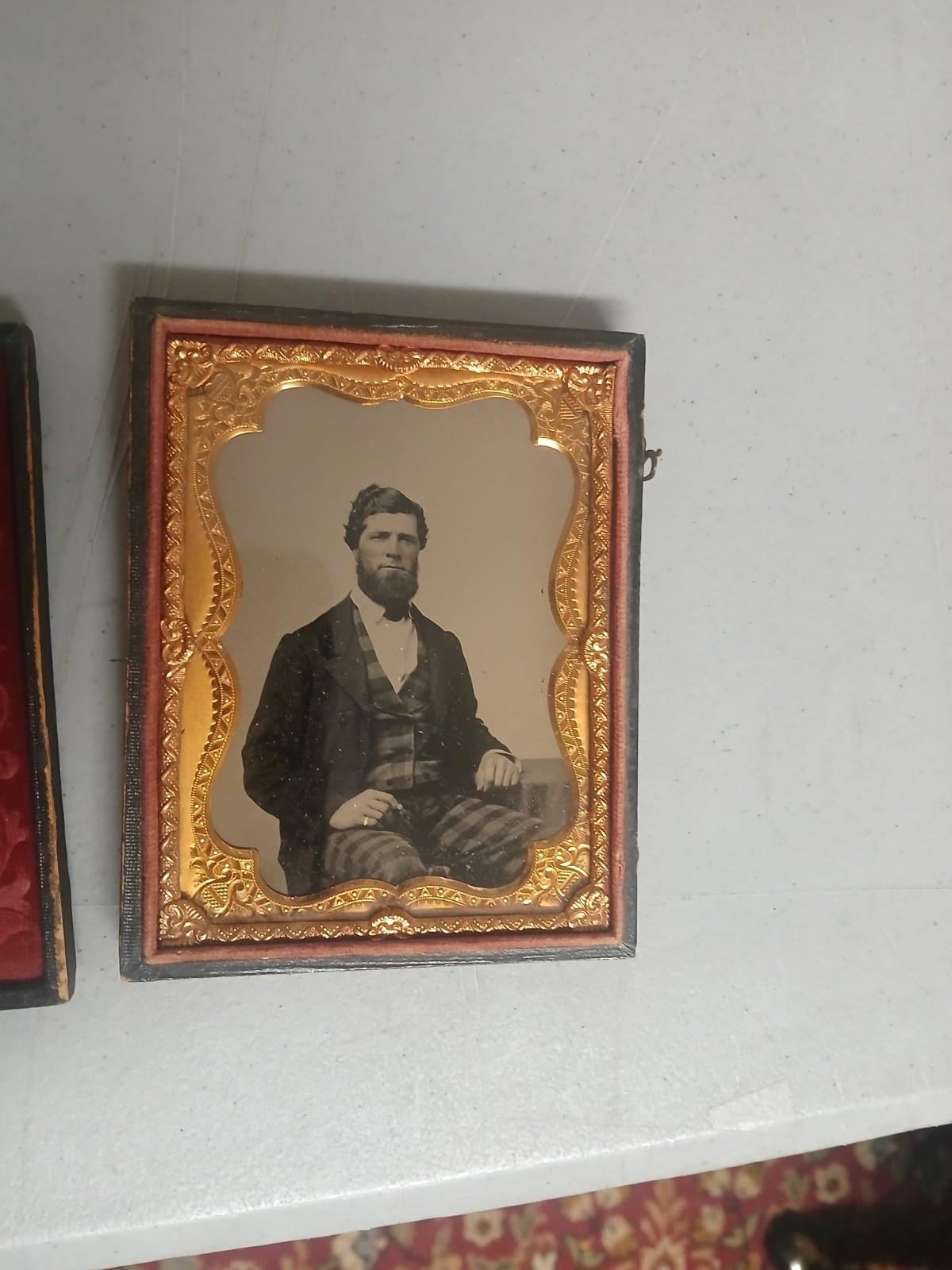 Quarter Plate Ambrotype. Dapper Young Man. "Grampa Taylor", With Cigar In Hand