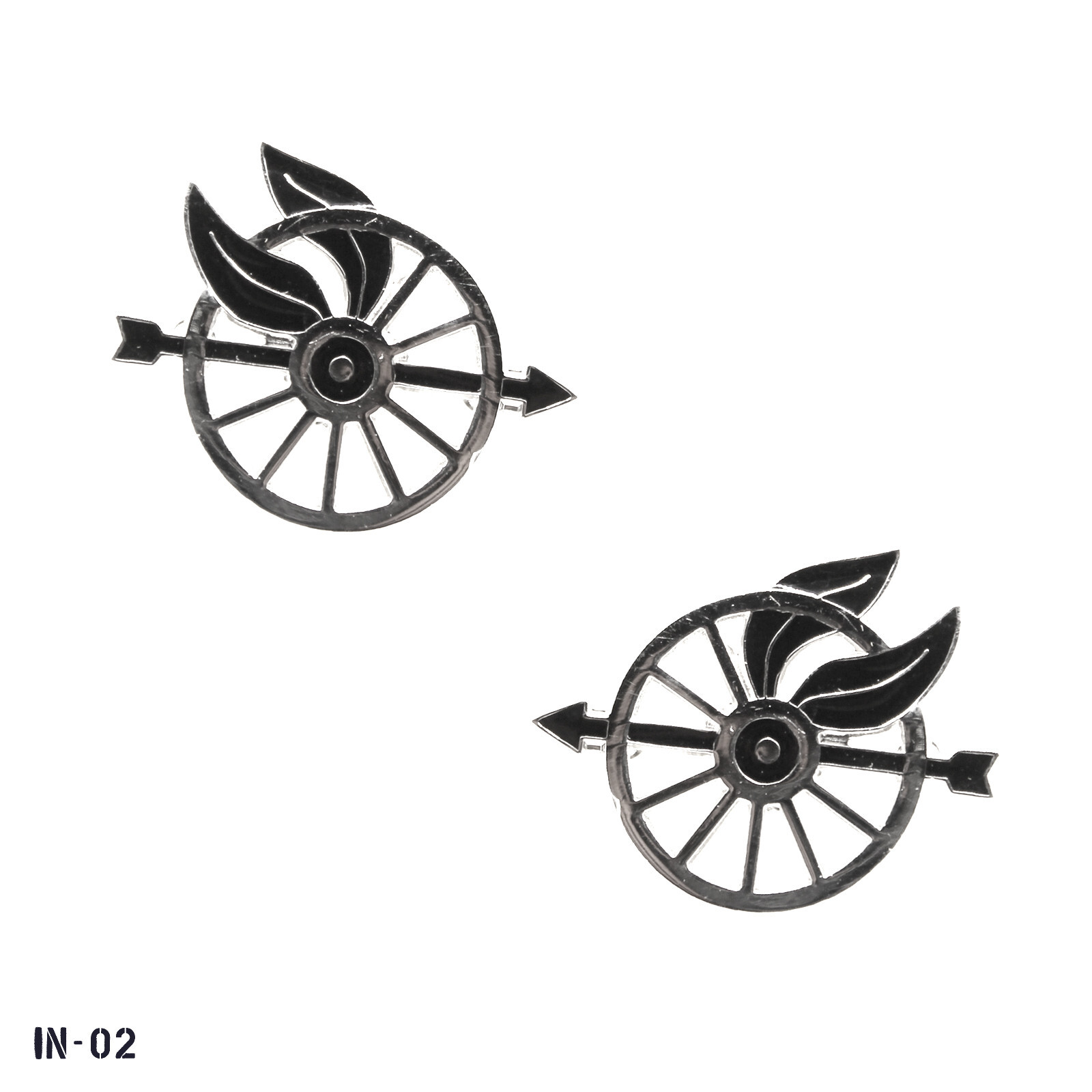 PAIR Bike ~ Motorcycle Patrol Wheels Pins ~ NOS Gemsco USA PAIR Bike ~ Motorcycle Patrol Wheels Pins ~ NOS Gemsco USA