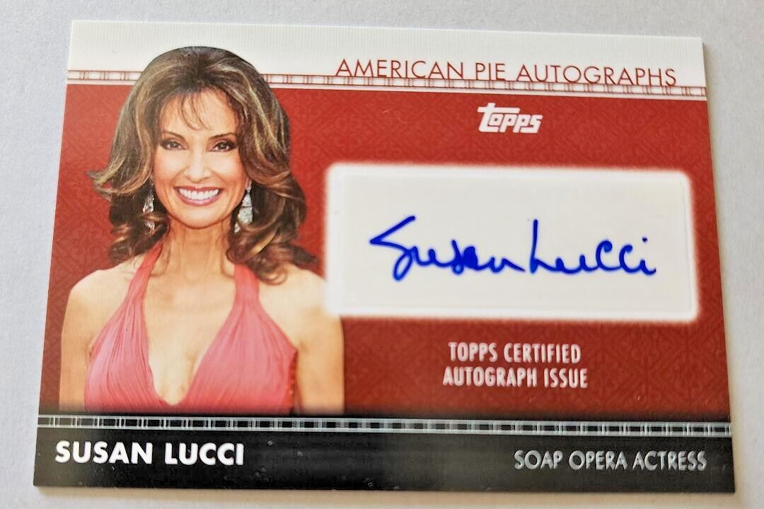 SUSAN LUCCI 2011 TOPPS AMERICAN PIE AUTOGRAPH CARD