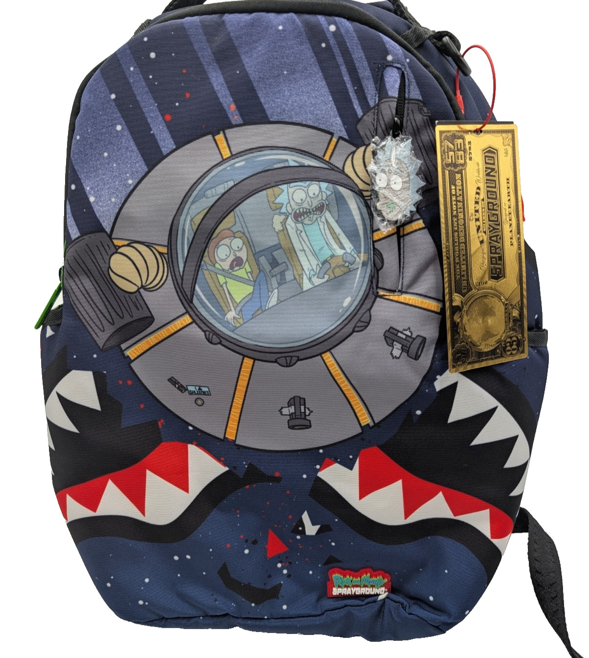 Sprayground Rick and Morty OOPS Backpack Limited Edition HTF RARE - NEW W/ TAGS Sprayground Rick and Morty OOPS Backpack Limited Edition HTF RARE - NEW W/ TAGS