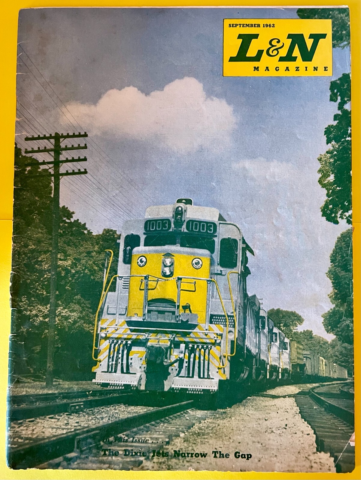 LOUISVILLE & NASHVILLE RR SEPTEMBER 1962 Employee Magazine DIXIE JETS, CIVIL WAR