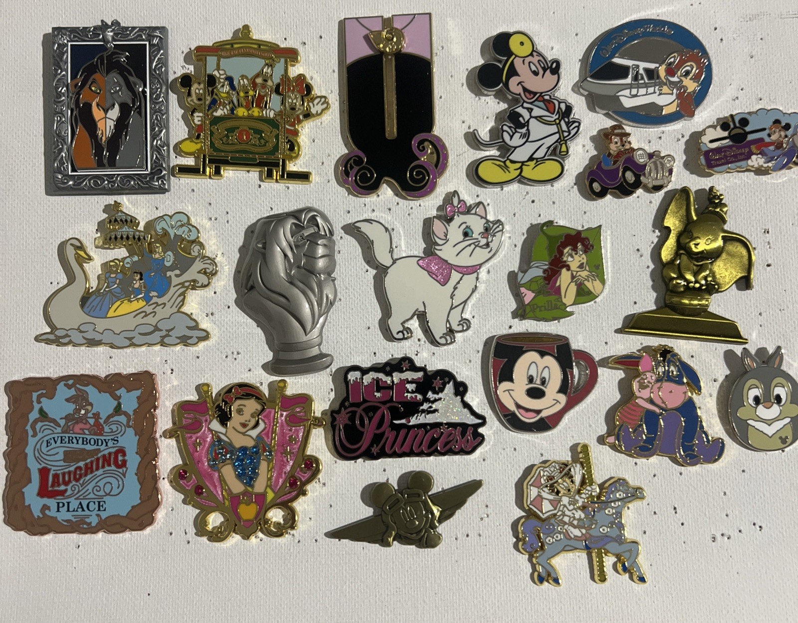 Disney Theme Pins Lot 20 Hidden Mickey LE Mystery Princess Villains Bundle Disney Theme Pins Lot 20 Hidden Mickey LE Mystery Princess Villains Bundle