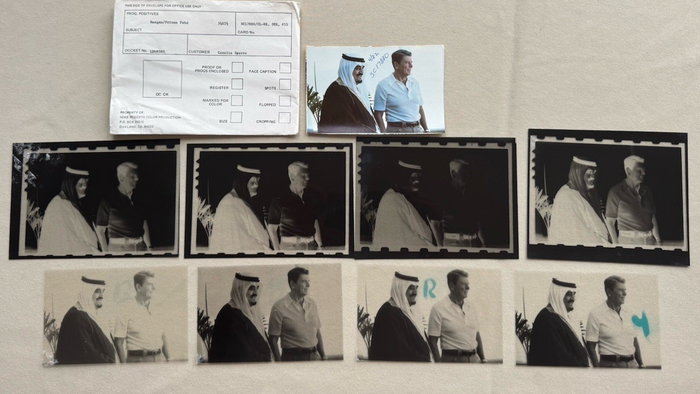1981 Reagan Prince Fahd Cancun Summit Prepress Proof Archive Mike Roberts 1981 Reagan Prince Fahd Cancun Summit Prepress Proof Archive Mike Roberts