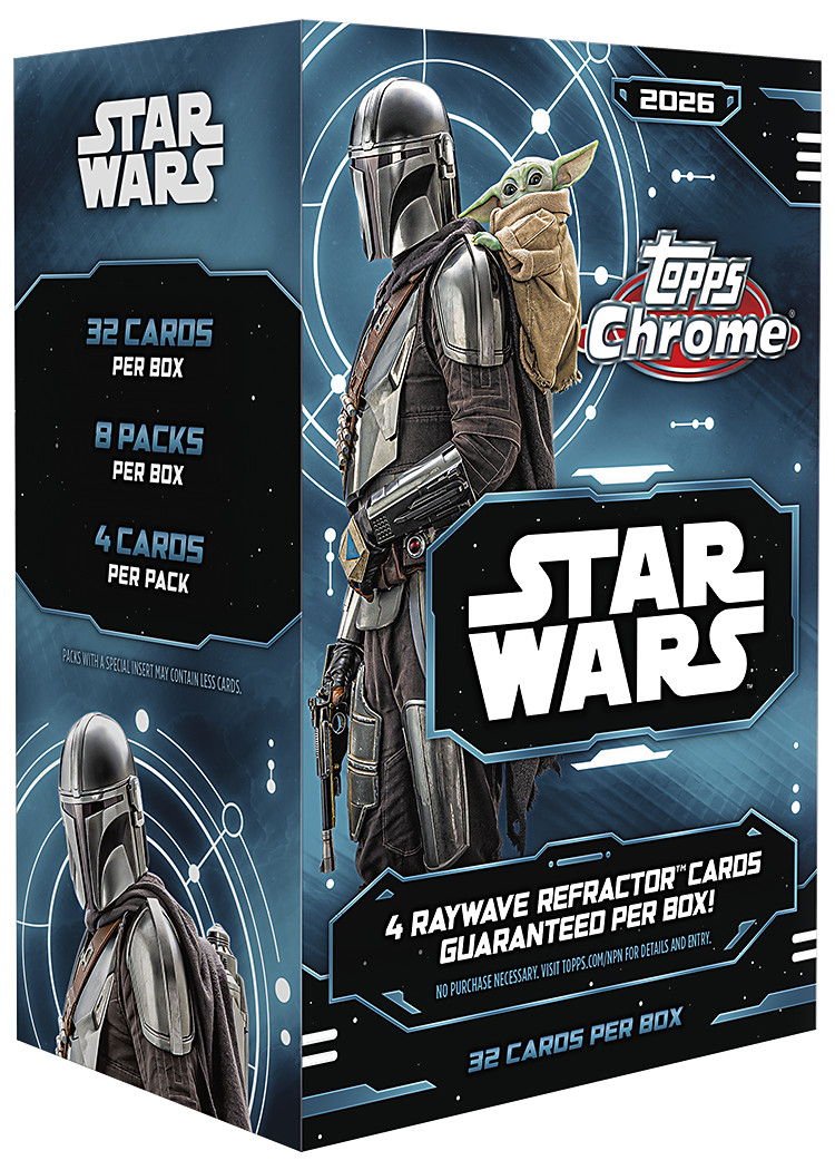 2026 TOPPS CHROME STAR WARS Value Blaster Box Disney Brand New Sealed CASE OF 10 2026 TOPPS CHROME STAR WARS Value Blaster Box Disney Brand New Sealed CASE OF 10