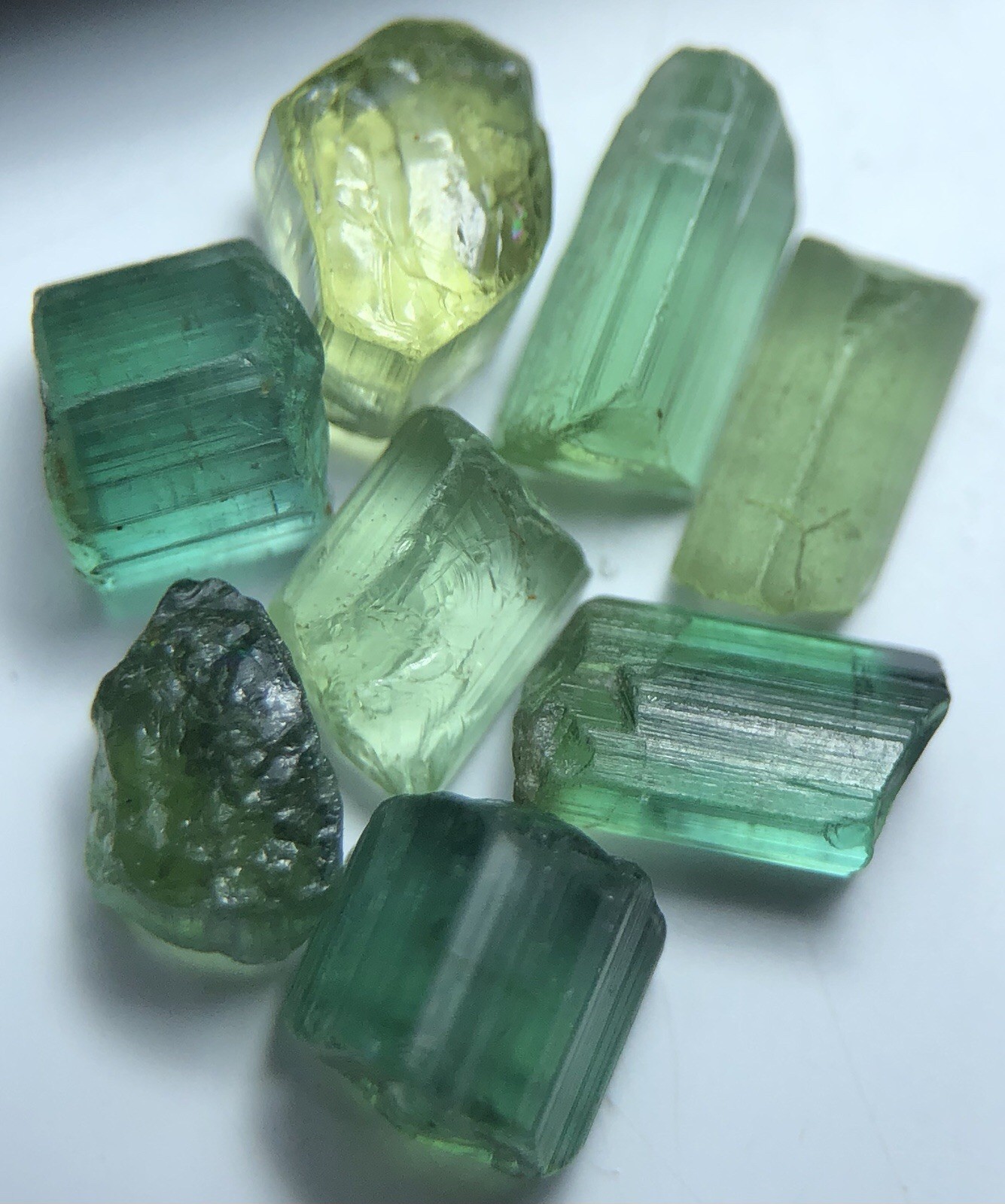 9.70 Ct Facet Rough Tourmaline Lot From Afghanistan. Clarity Si To Clean 9.70 Ct Facet Rough Tourmaline Lot From Afghanistan. Clarity Si To Clean