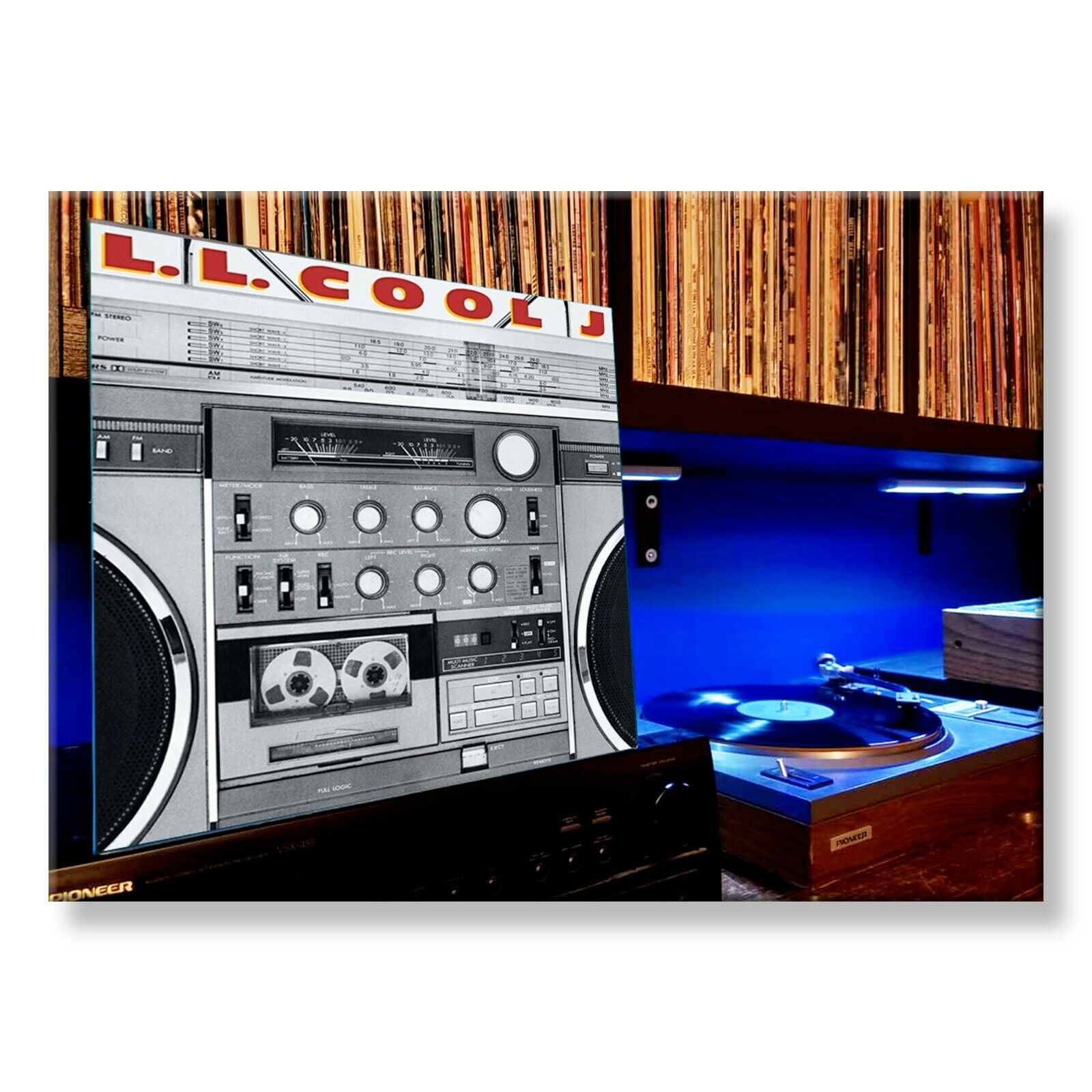 LL COOL J Radio Classic Album 3.5 inches x 2.5 inches FRIDGE MAGNET