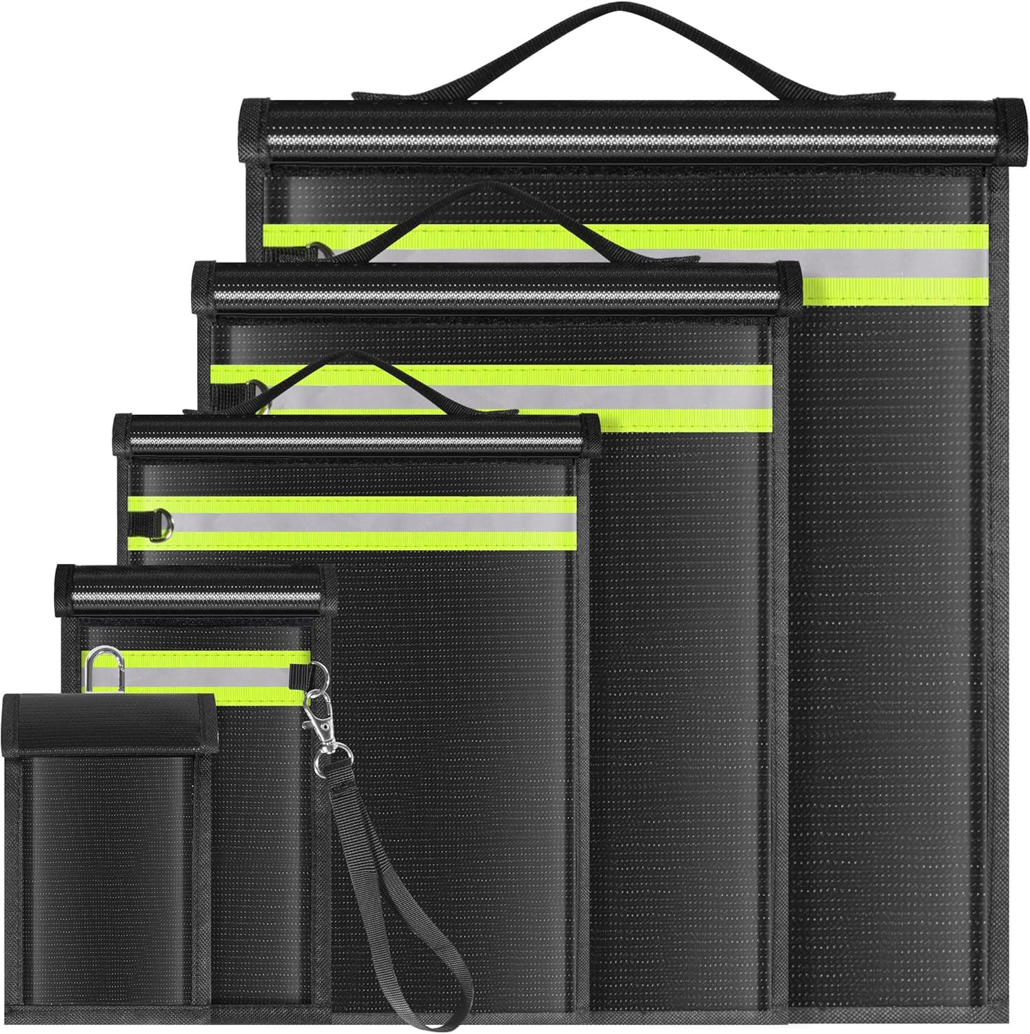 5 Pack Faraday Bags EMP Proof,Faraday Bags for Laptops Tablets Phones Car