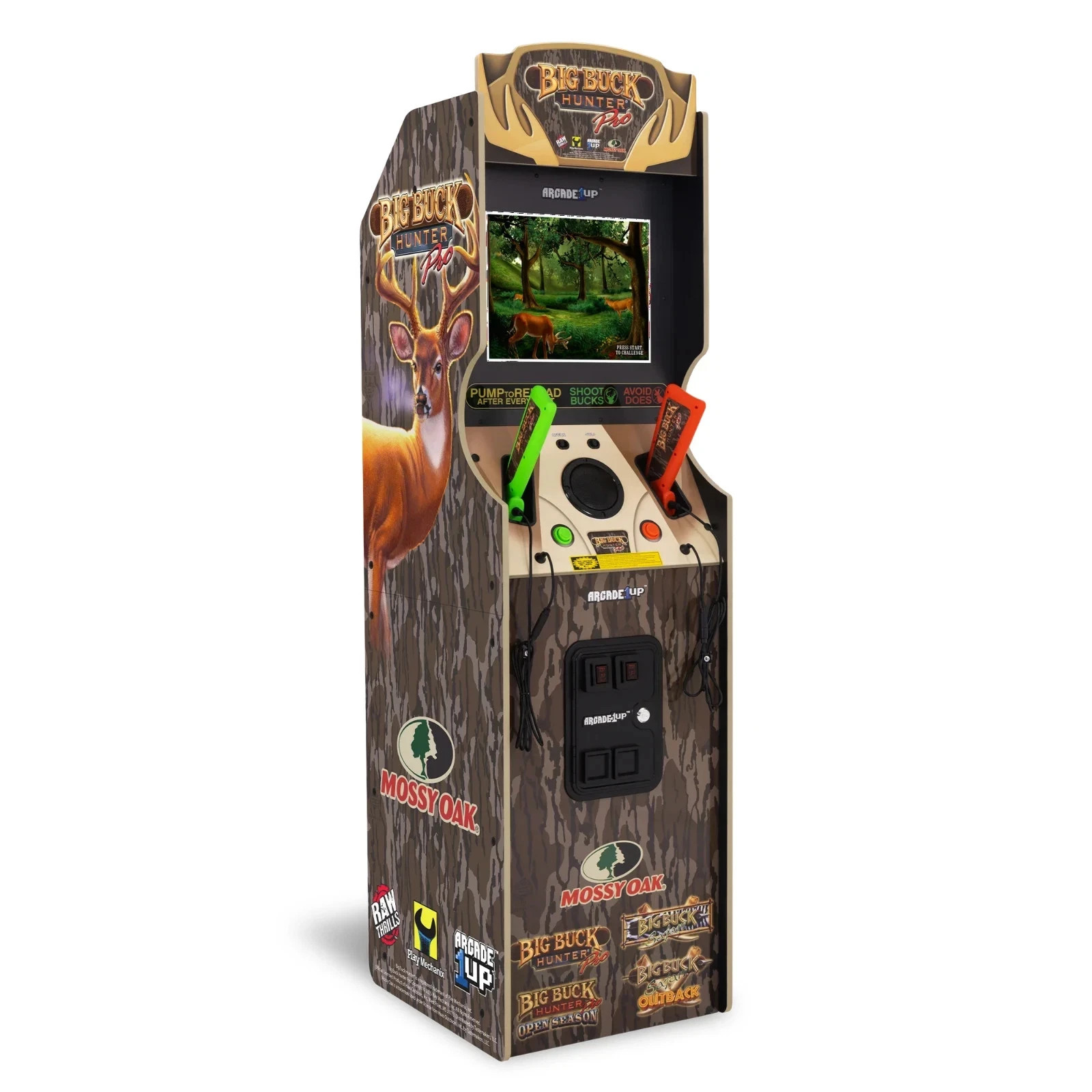 Arcade1Up Big Buck Hunter Mossy Oak Deluxe Arcade Machine Arcade1Up Big Buck Hunter Mossy Oak Deluxe Arcade Machine
