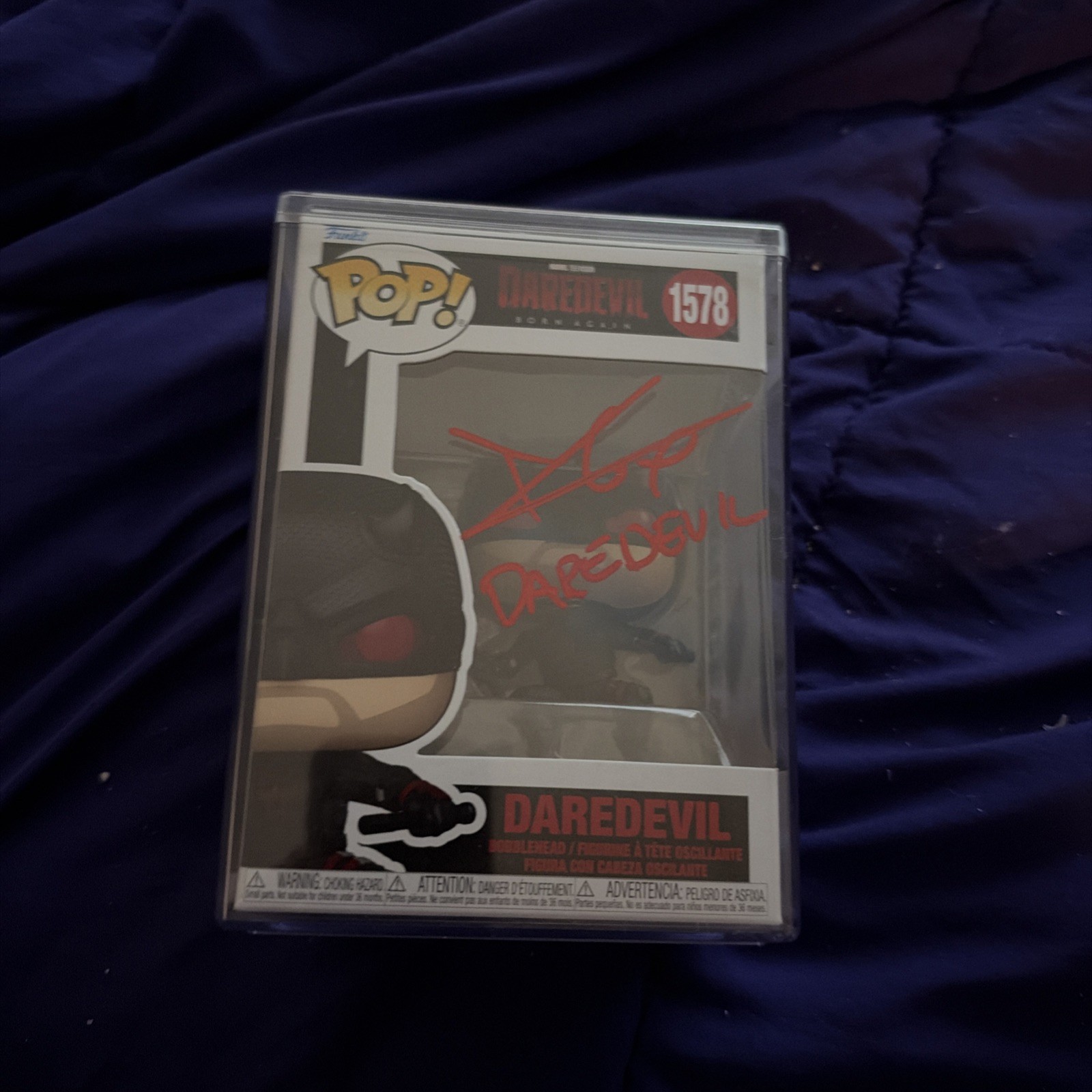 CHARLIE COX signed daredevil Funko pop #1578 CHARLIE COX signed daredevil Funko pop #1578