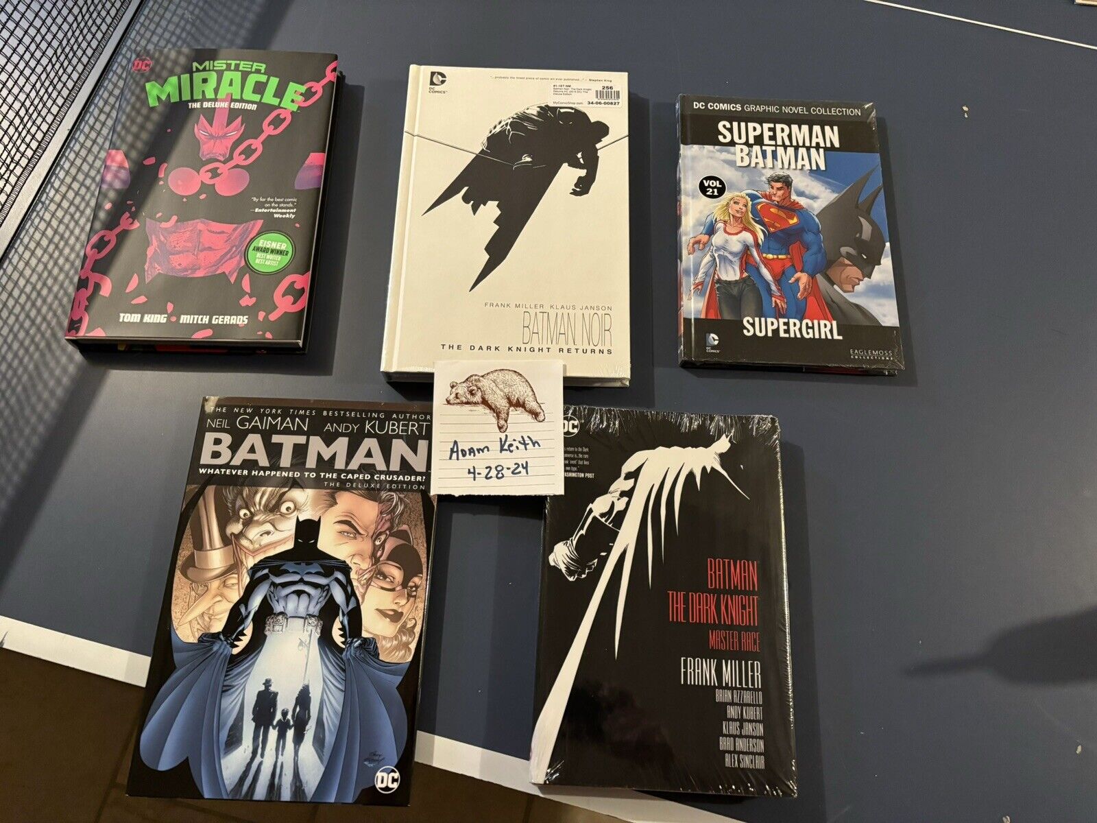DC Comics Batman Hardcover Lot.  Dark Knight Gaiman Superman Bonus Comics