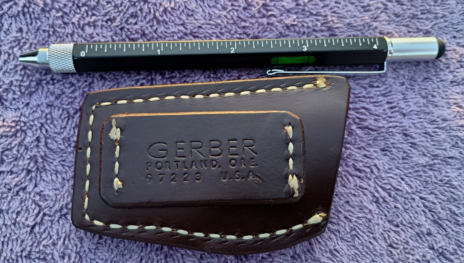 Vintage Gerber Knives Port, OR USA Leather Belt Sheath Unused Sportsman? Look Vintage Gerber Knives Port, OR USA Leather Belt Sheath Unused Sportsman? Look