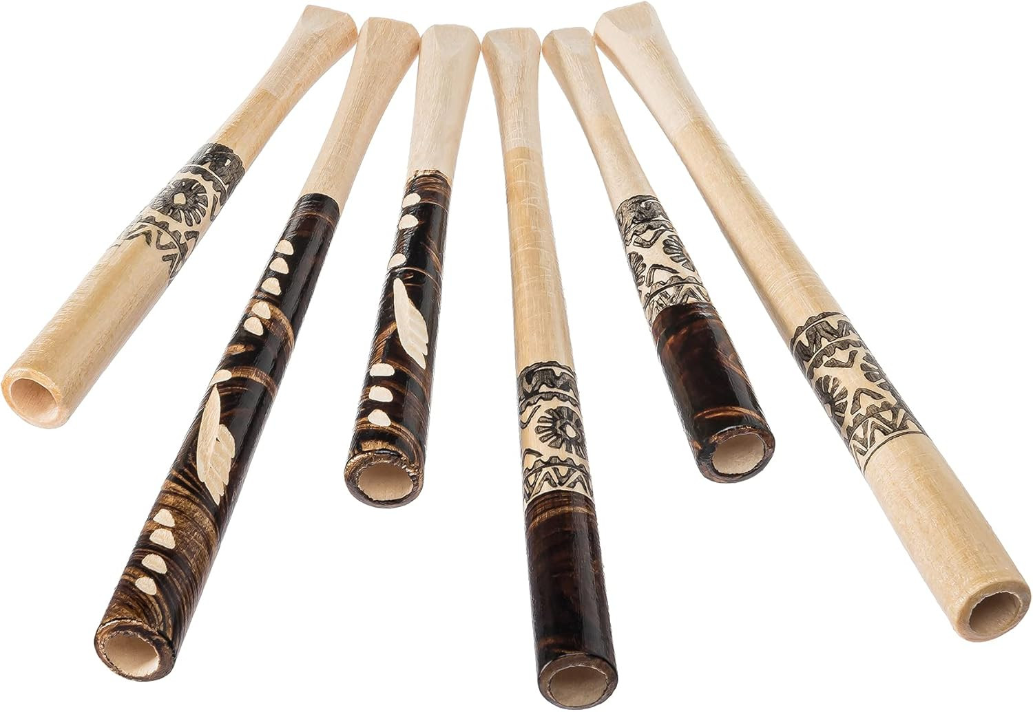 Set of 6 Wooden Handmade Regular Cigarette Holder Mouthpiece Set of 6 Wooden Handmade Regular Cigarette Holder Mouthpiece