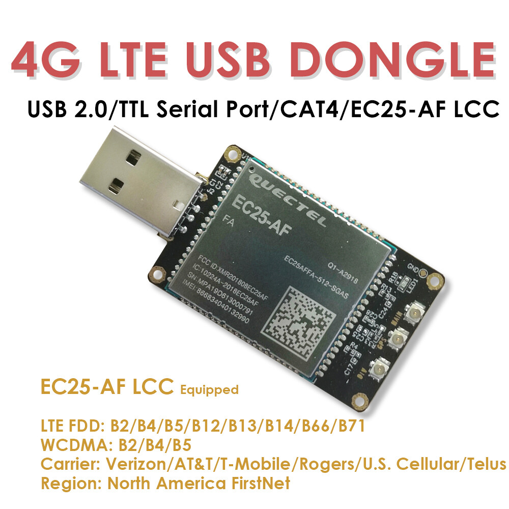 4G LTE USB Dongle W/Quectel IoT/M2M-optimized LTE Cat 4 EC25-AF SIM Card Slot 4G LTE USB Dongle W/Quectel IoT/M2M-optimized LTE Cat 4 EC25-AF SIM Card Slot