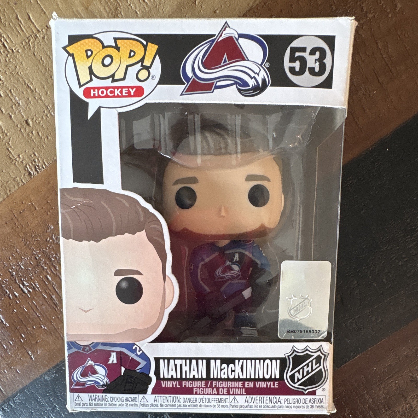 Funko Pop Hockey Nathan MacKinnon Colorado Avalanche #53 Pop Vinyl Figure