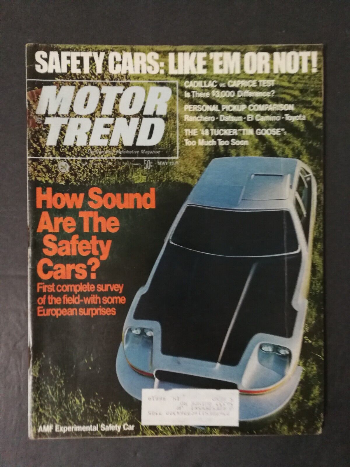 Motor Trend Magazine May 1971 Mercury Comet - 1948 Tucker - Mazda Wankel -  223