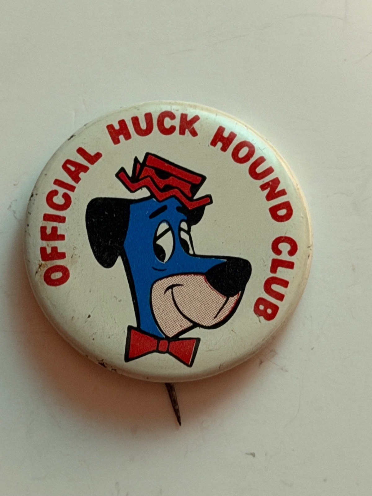 1960’s Hanna-Barbera Official Huck Hound Club pin 1960’s Hanna-Barbera Official Huck Hound Club pin