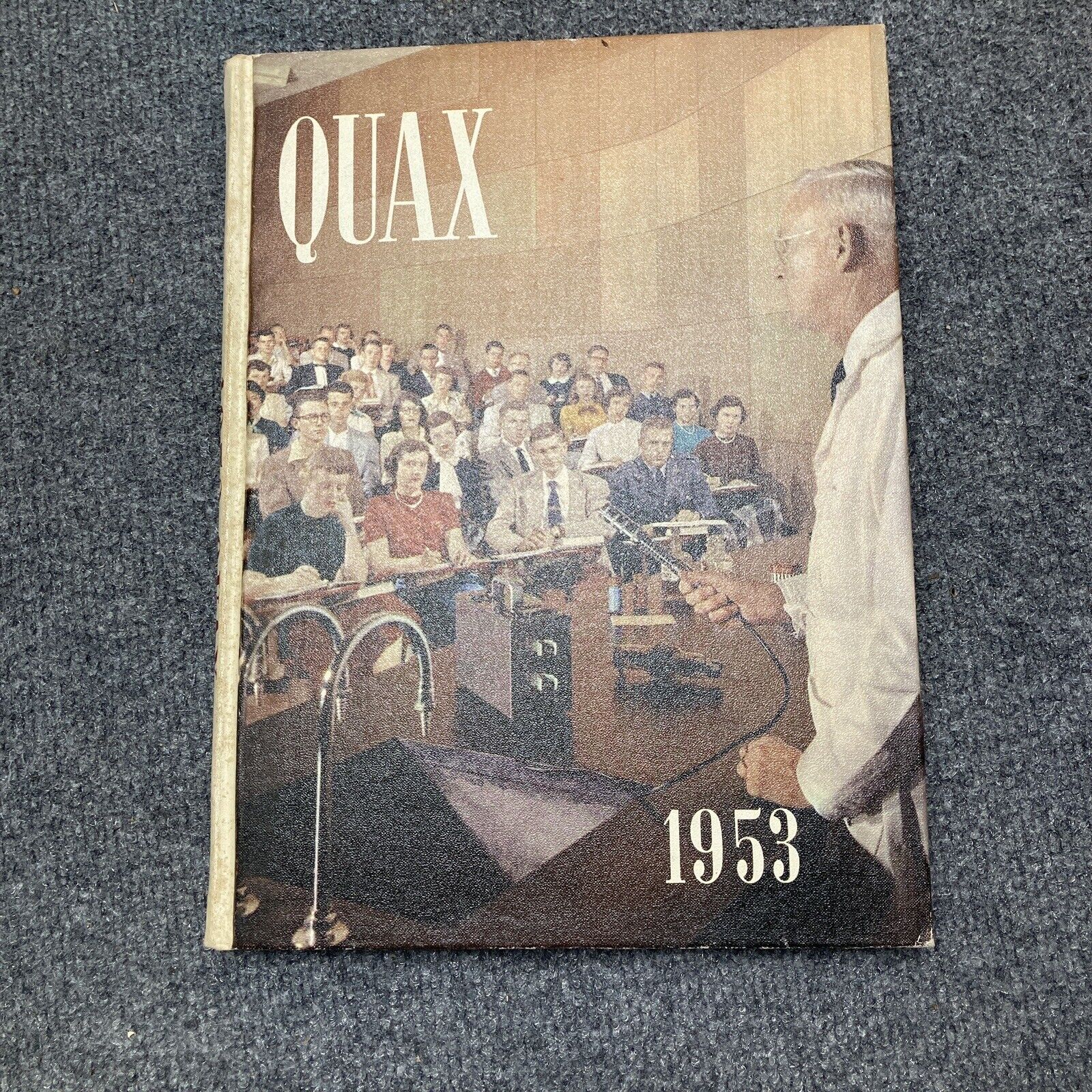 Vintage 1953 Drake University Quax Yearbook '53 Annual Vol. 52