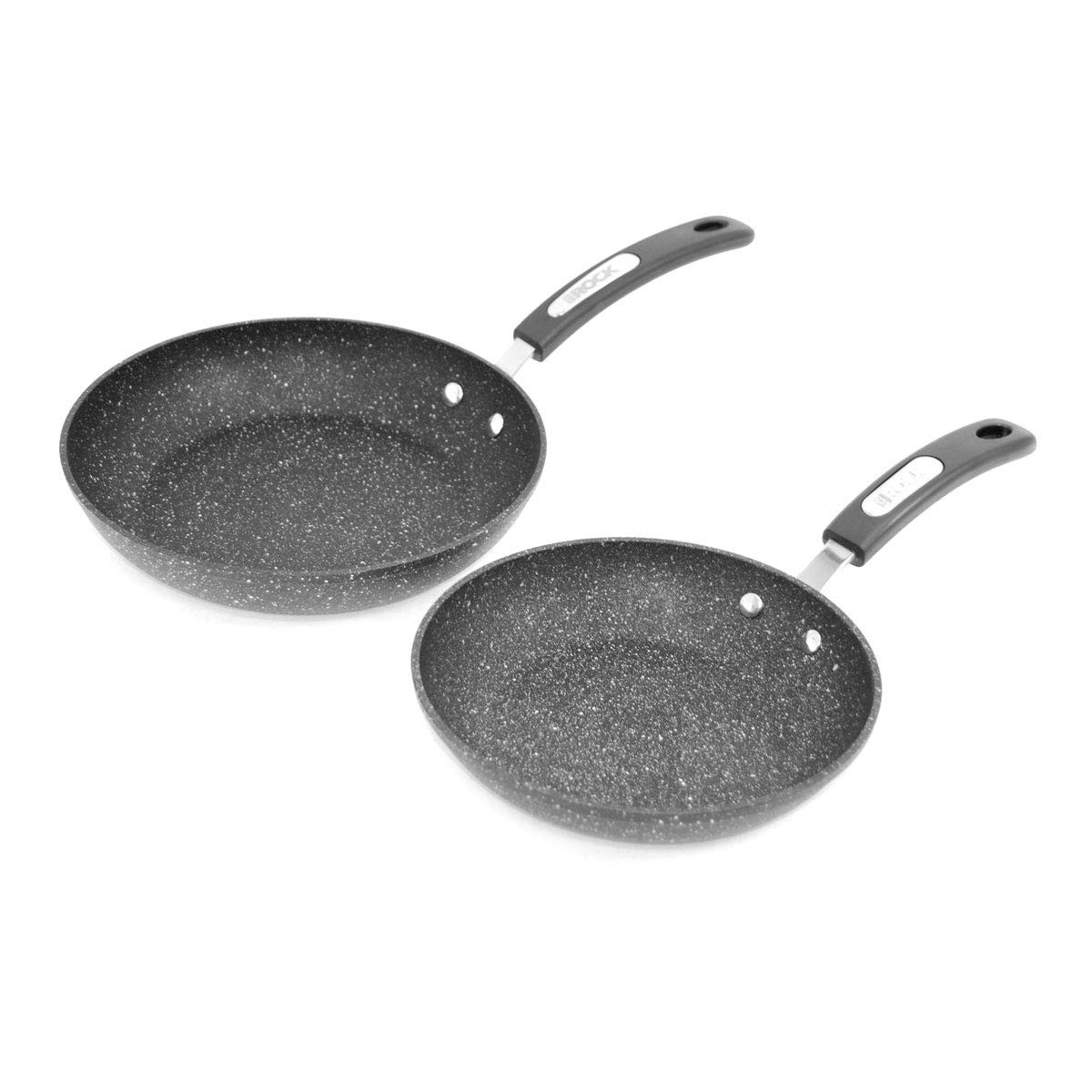 Starfrit The Rock 2-PC 9.5" and 8" Non-Stick Fry Pans - Black Starfrit The Rock 2-PC 9.5" and 8" Non-Stick Fry Pans - Black