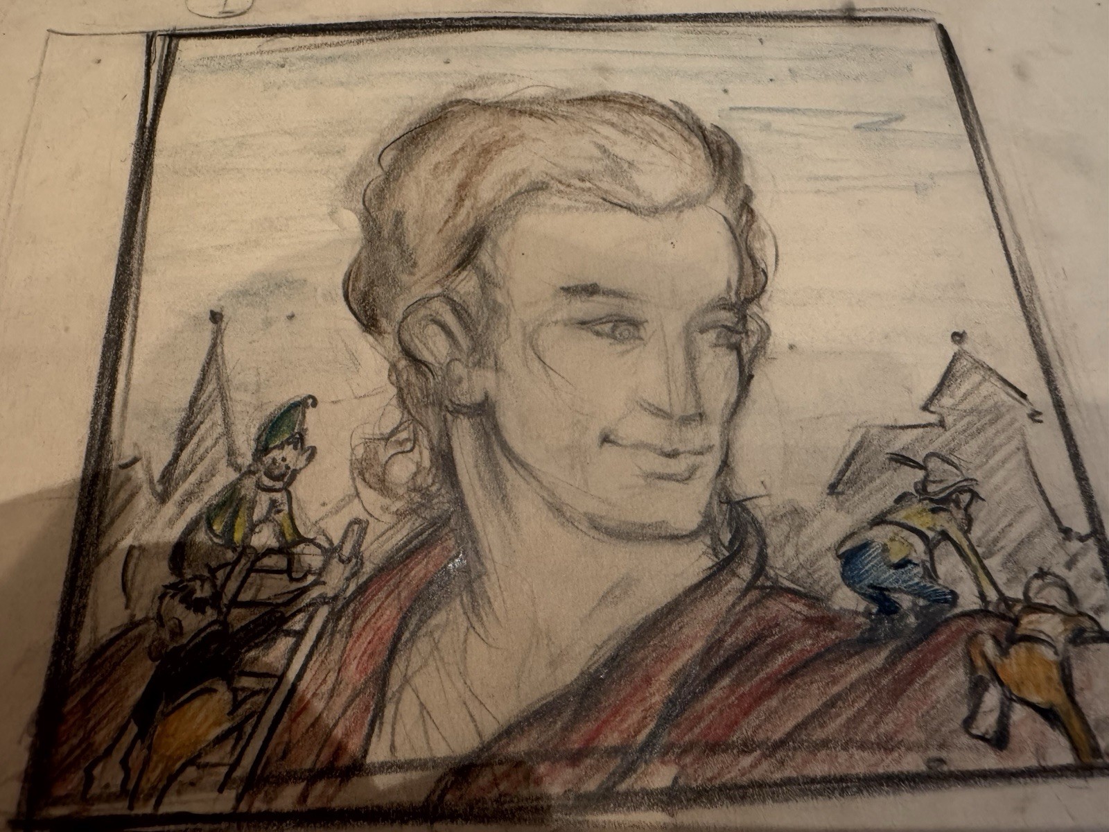 Gullivers Travels Original Hand Drawn Used Model Sheet Rare 1939 Gullivers Travels Original Hand Drawn Used Model Sheet Rare 1939