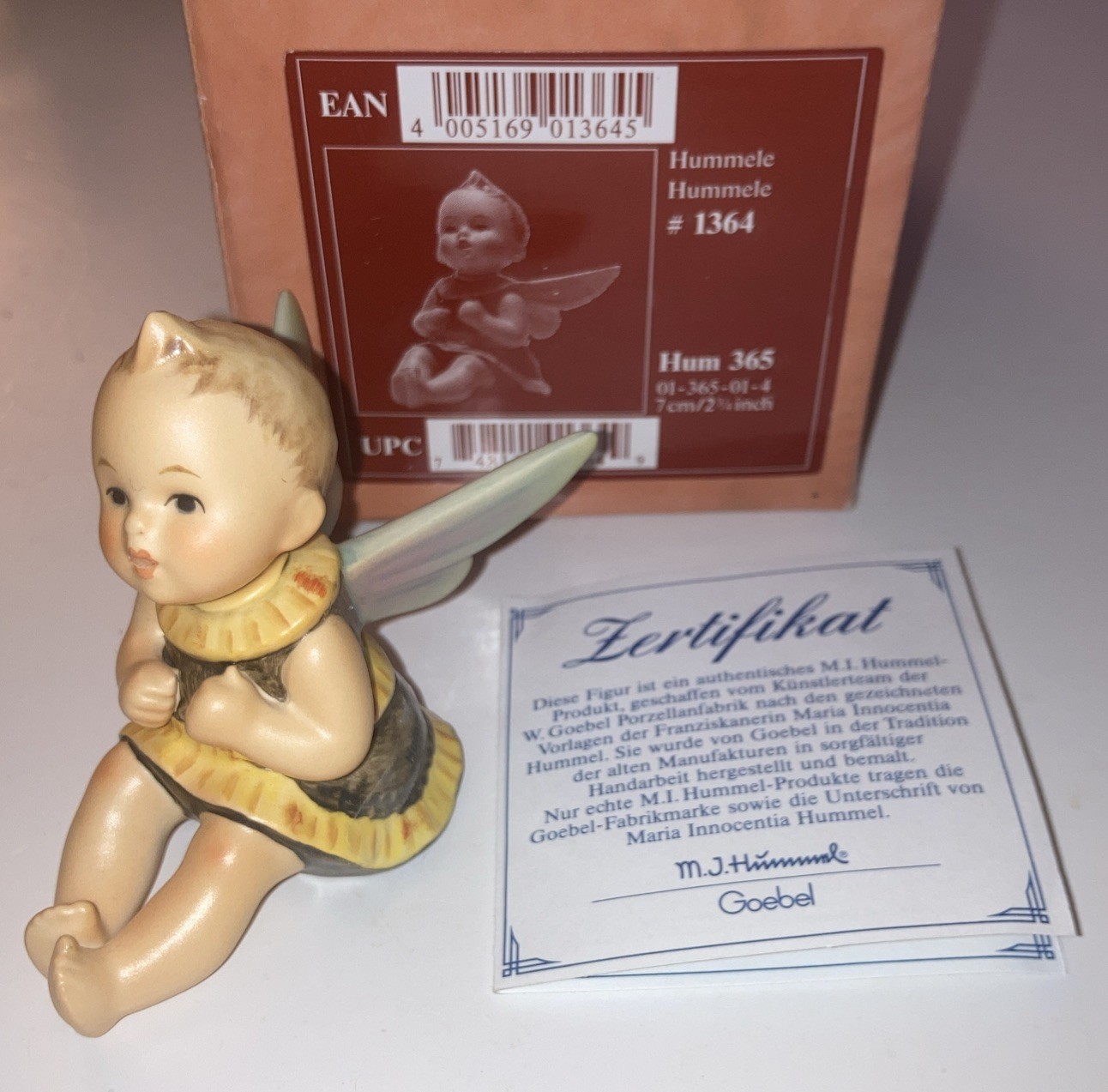 Vintage 1998 Hummel # 1364  Hum 365  "Hummele" Exclusive Edition Orig Box 2.25in