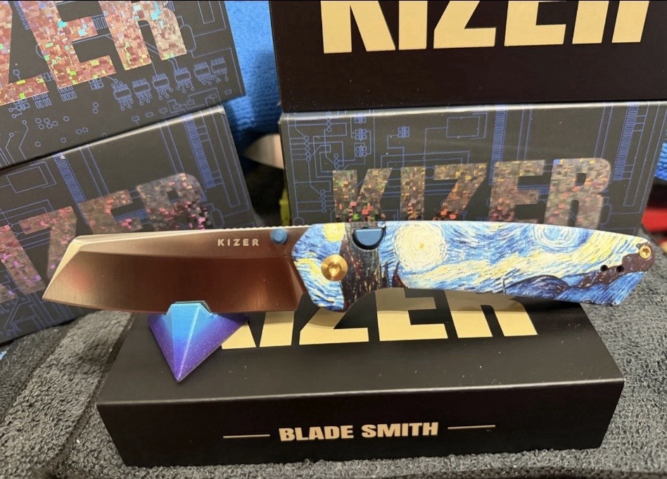 Kizer Madrac Masterpiece collection 78/100 S45VN sold out fast brand new Kizer Madrac Masterpiece collection 78/100 S45VN sold out fast brand new