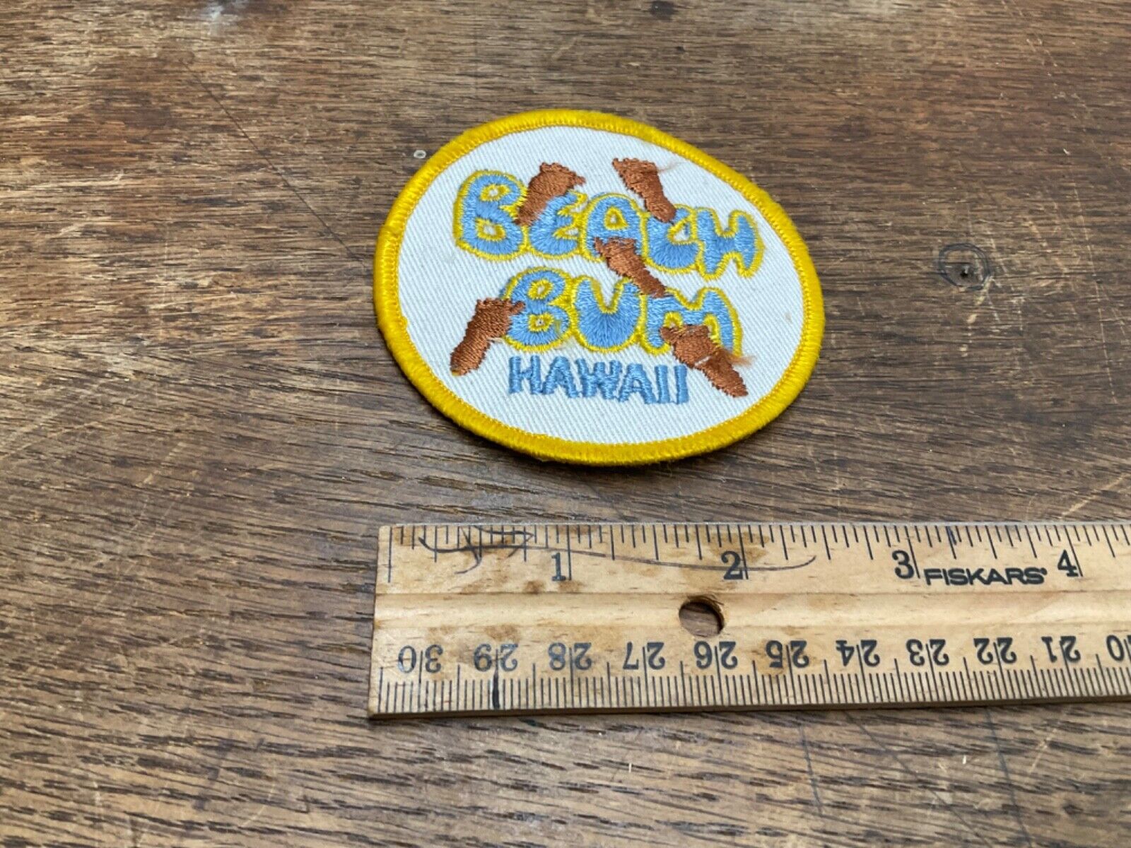 Hawaii Beach Bum Vintage Patch