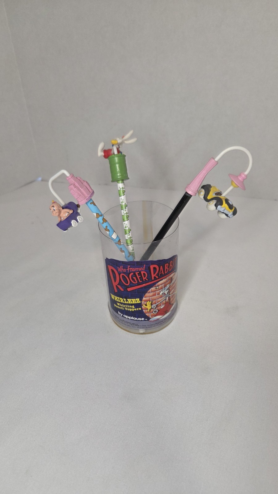 Vtg Disney Who Framed Roger Rabbit Pencil Topper Lot Baby Herman Benny the Cab Vtg Disney Who Framed Roger Rabbit Pencil Topper Lot Baby Herman Benny the Cab