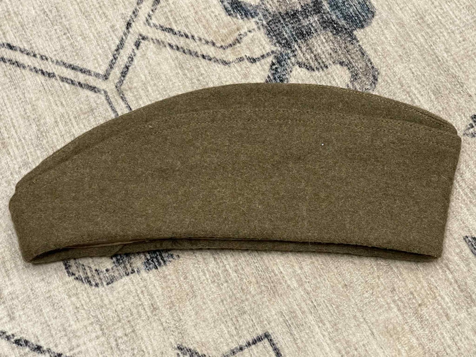 WW1 WWI US Army Military Infantry Garrison Cap Side Cap 1918 - BRITISH MADE WW1 WWI US Army Military Infantry Garrison Cap Side Cap 1918 - BRITISH MADE
