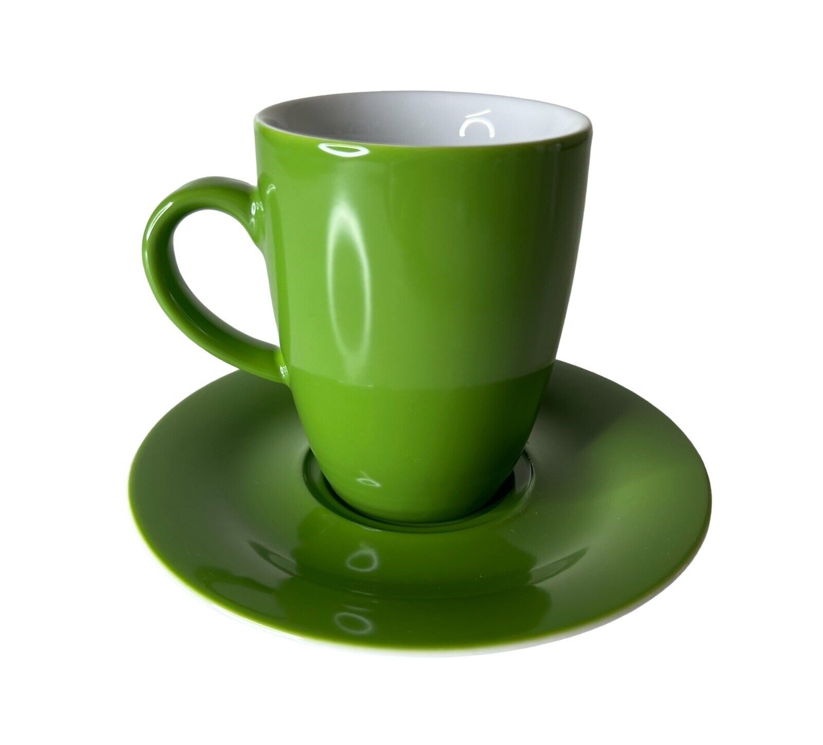 Kahla Germany PRONTO COLORE Green Porcelain Cappachino Coffee Mug Tall Cup EUC