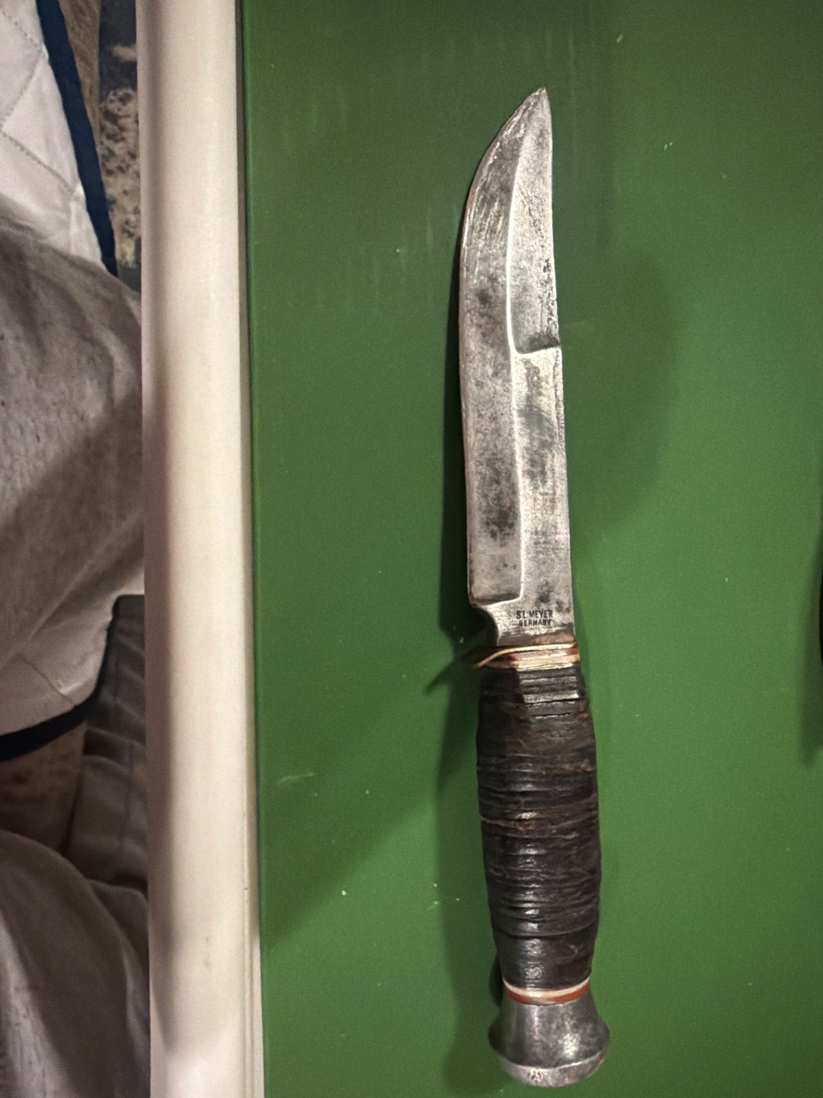 Vintage Rare S. L. Meyer Solingen Germany Fixed blade Vintage Rare S. L. Meyer Solingen Germany Fixed blade