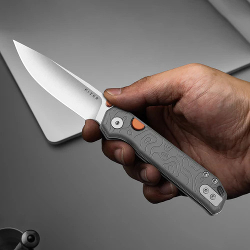Kizer Cutlery Begleiter Folding Knife 2.9" S35VN Steel Blade Aluminum Handle
