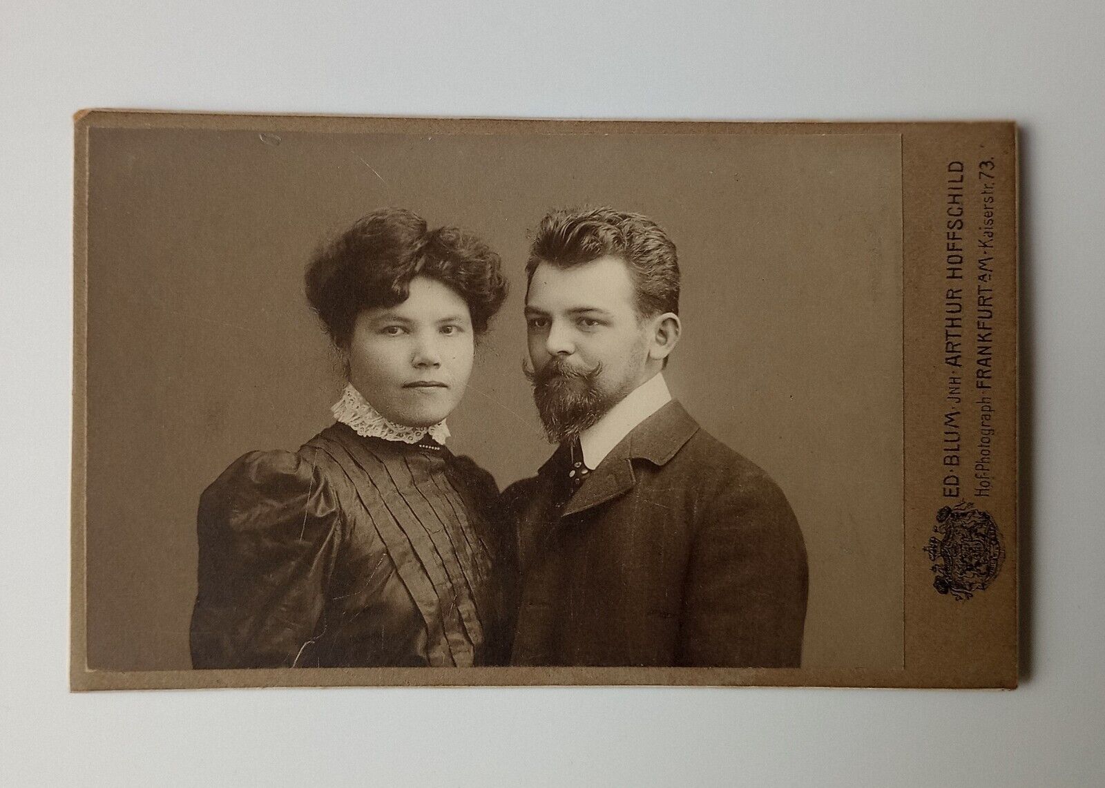 Germany, artistic couple antique photography