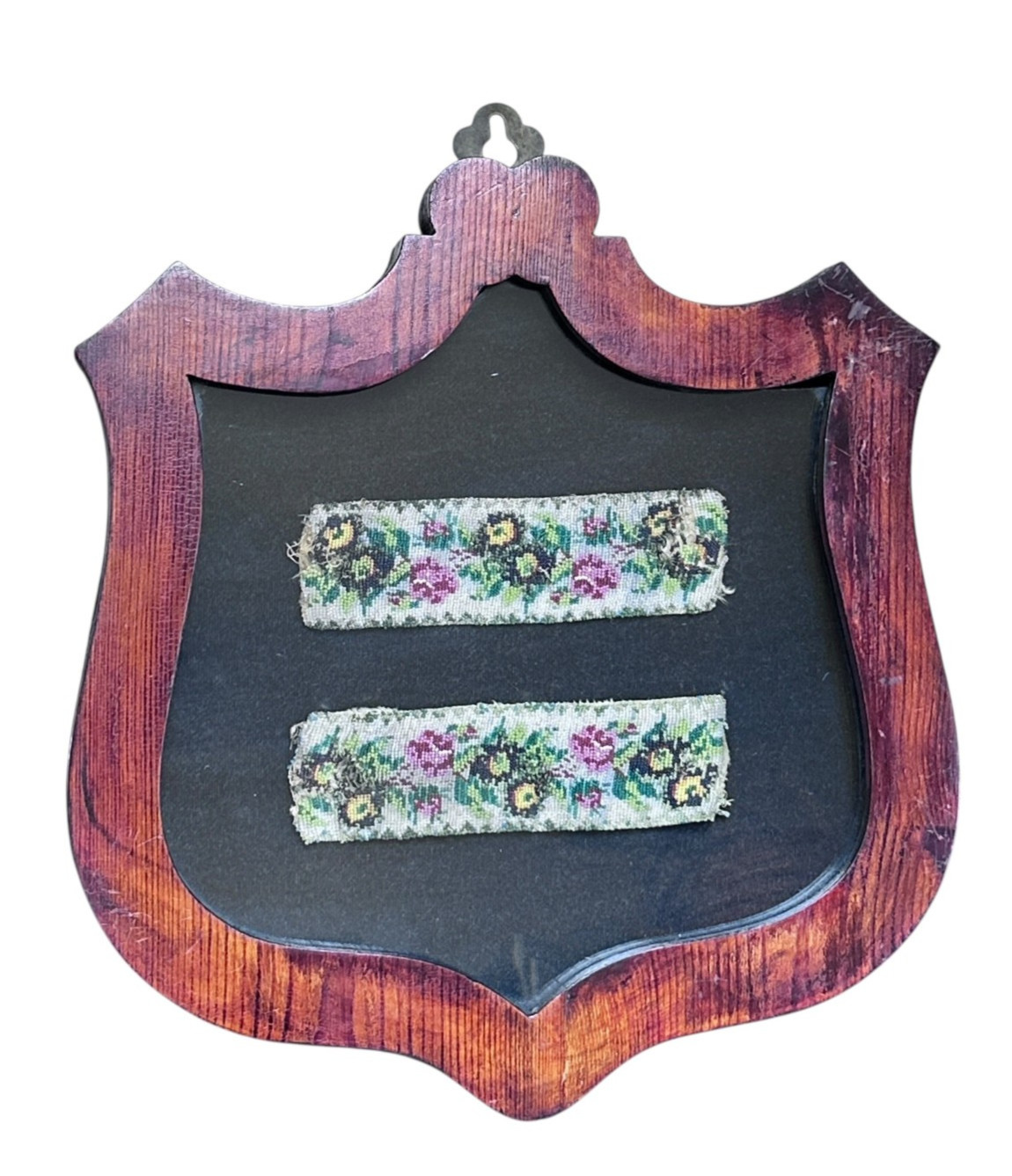 Antique Victorian Floral Beadwork Bracelet Pair in Fram Tiny Glass Beads c 1890s Antique Victorian Floral Beadwork Bracelet Pair in Fram Tiny Glass Beads c 1890s