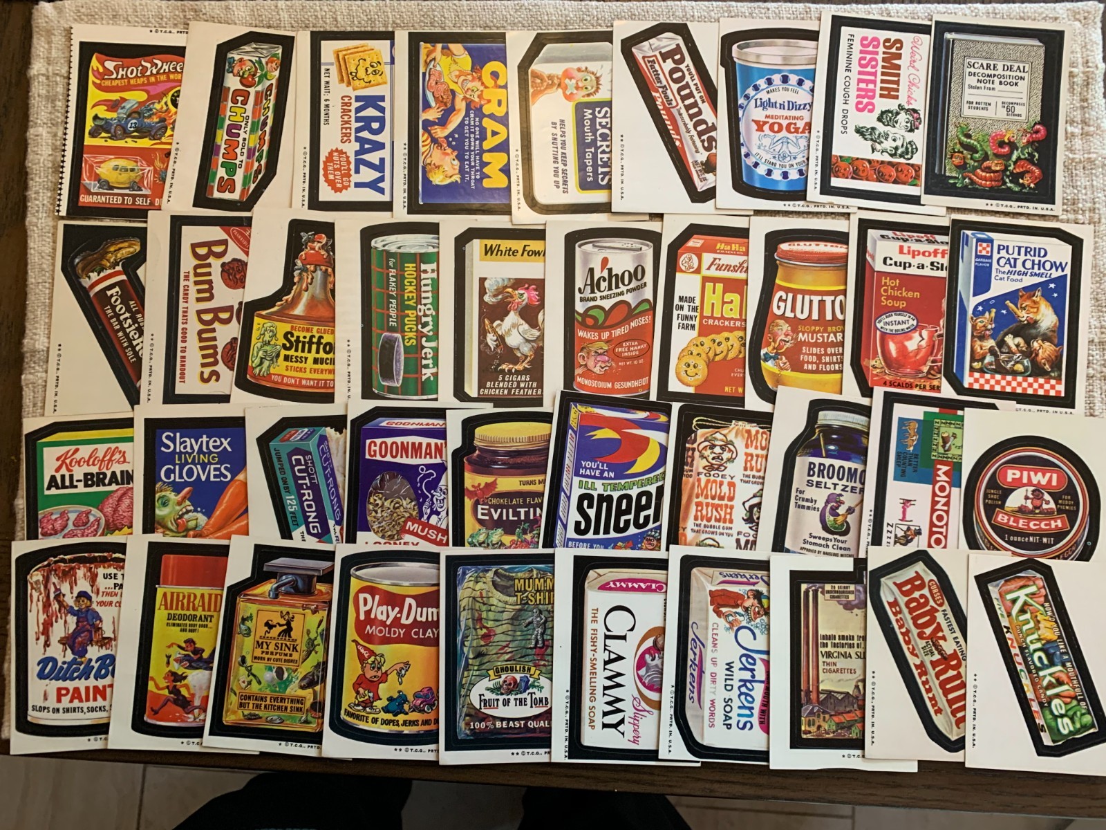 Vintage Mixed LOT of 109 Wacky Packages Stickers 1970s (mostly 1973 and 1974) Vintage Mixed LOT of 109 Wacky Packages Stickers 1970s (mostly 1973 and 1974)