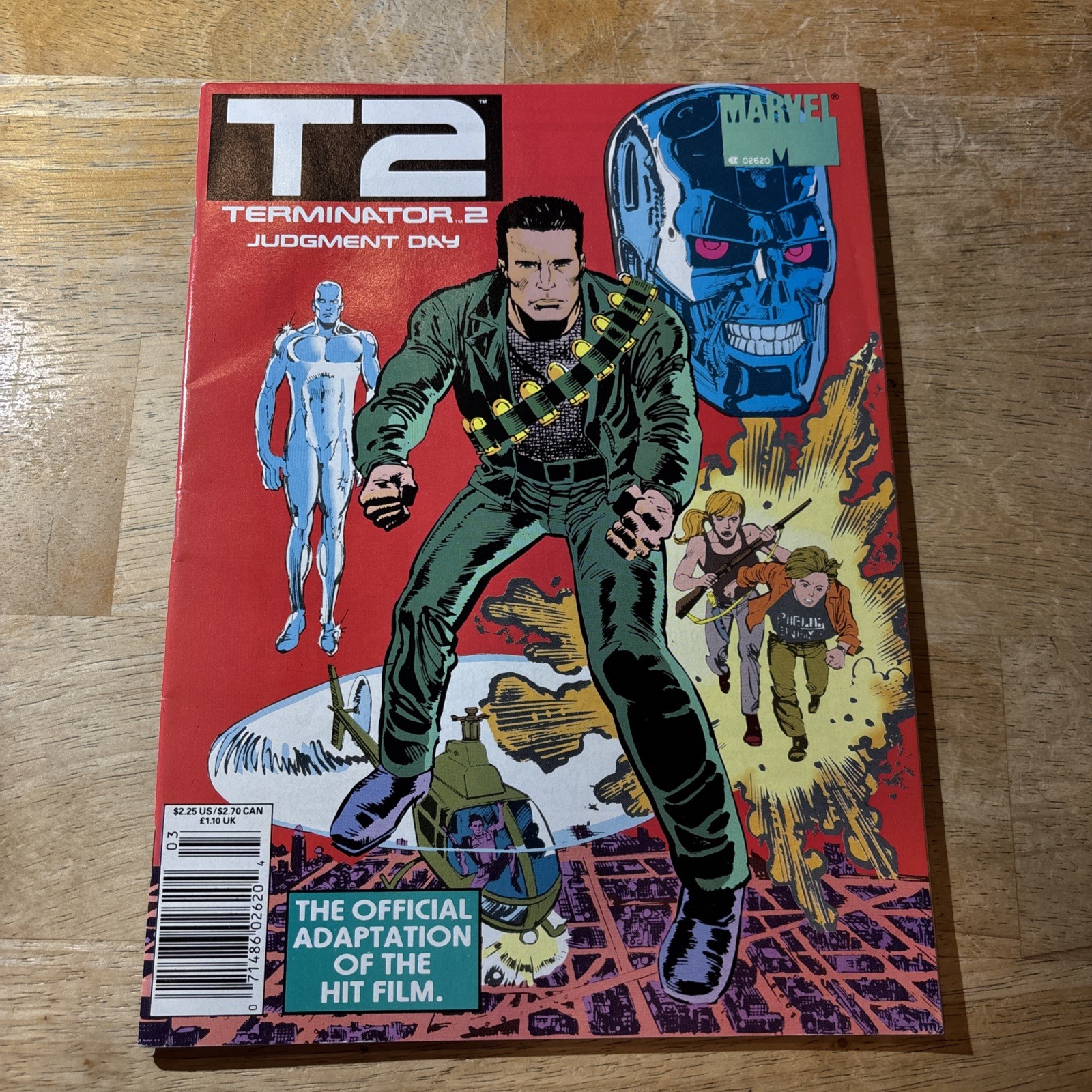 T2 TERMINATOR 2 JUDGMENT DAY THE OFFICIAL ADAPTATION  MARVEL Unread