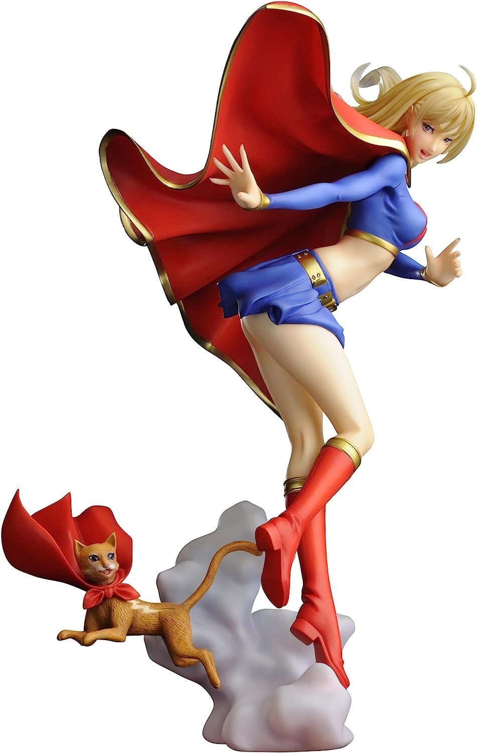 [NO BOX] KOTOBUKIYA DC Comics Bisyoujo Super Girl 1/7 Scale PVC Figure [Japan]